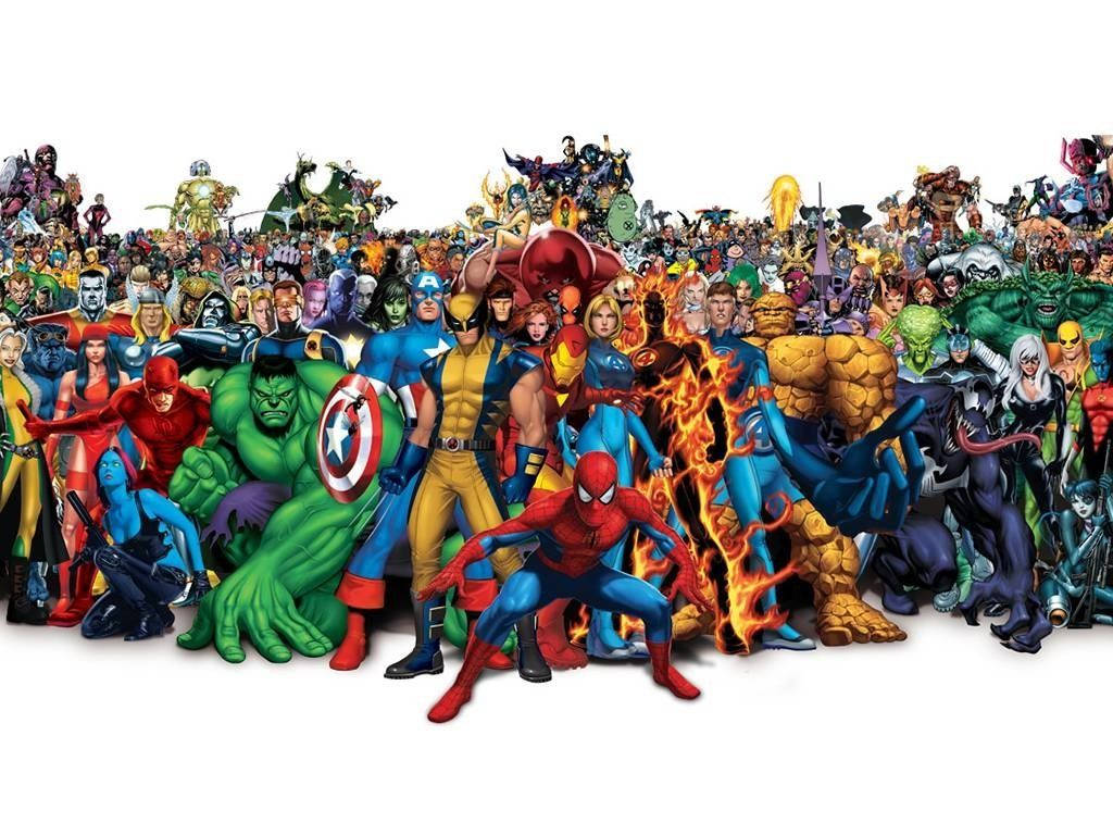 1. Marvel-sarjakuvien voiman vapauttaminen Taustakuvat