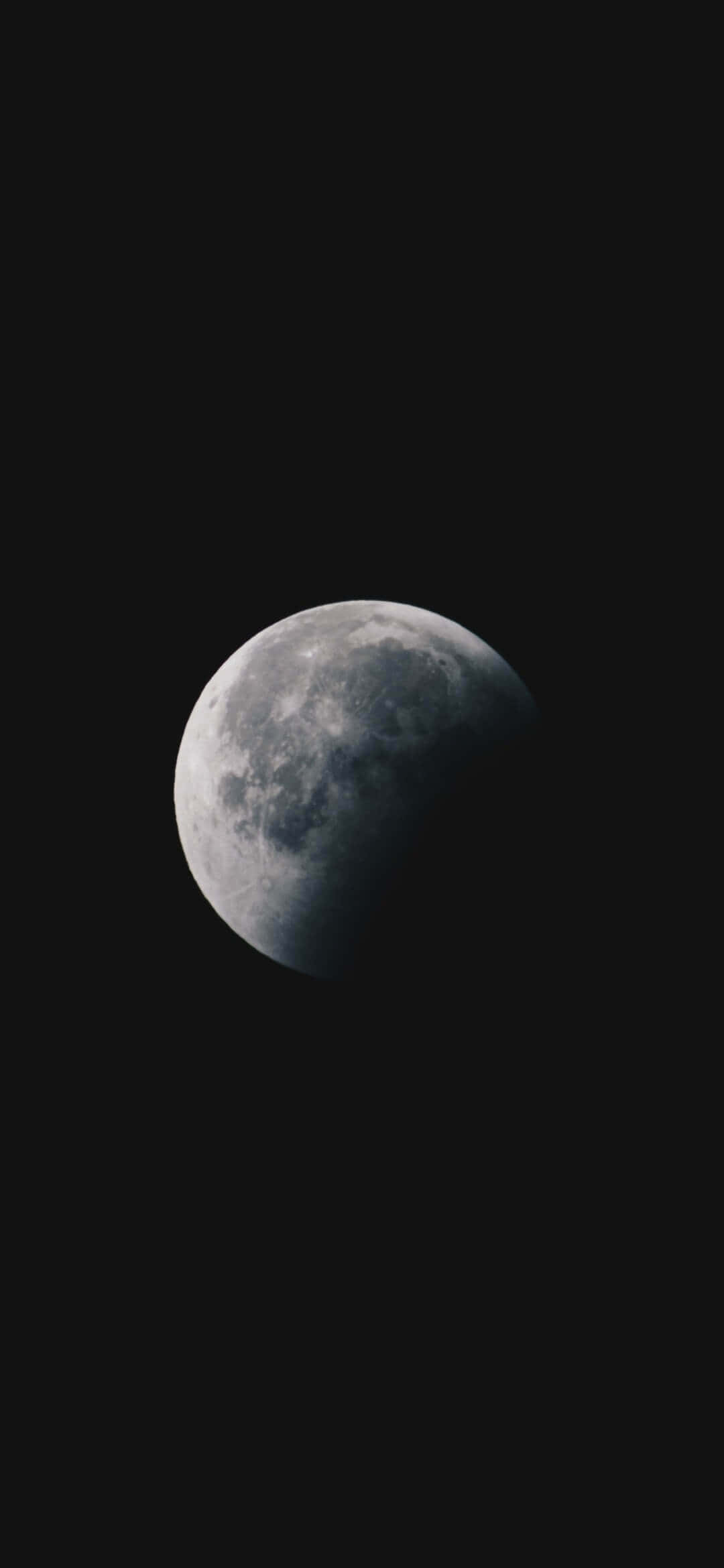 1080x2340 4K Kuu Tumma Galaksi Digitaalinen Taide Taustakuvat