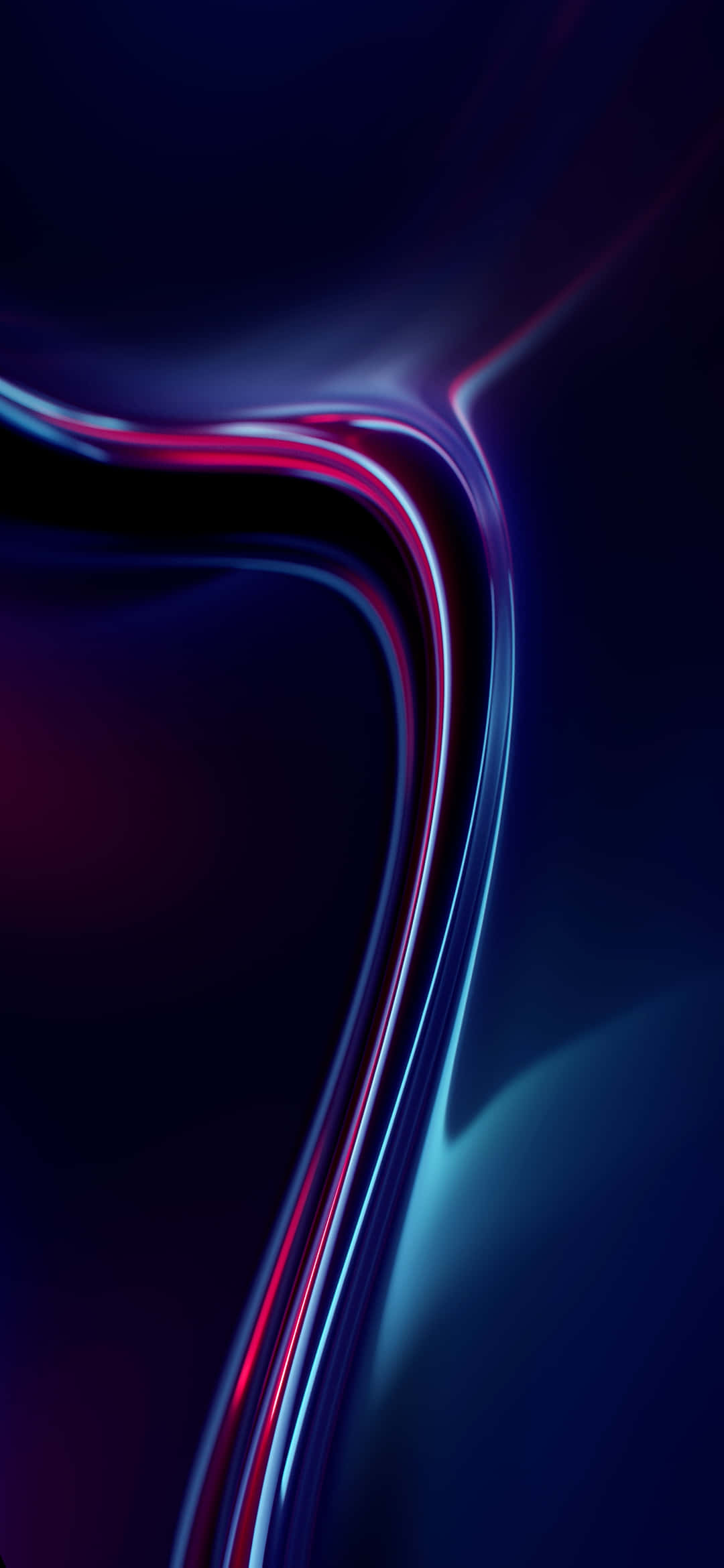 1080x2340 4K Neon Abstrakti Aalto Taustakuvat