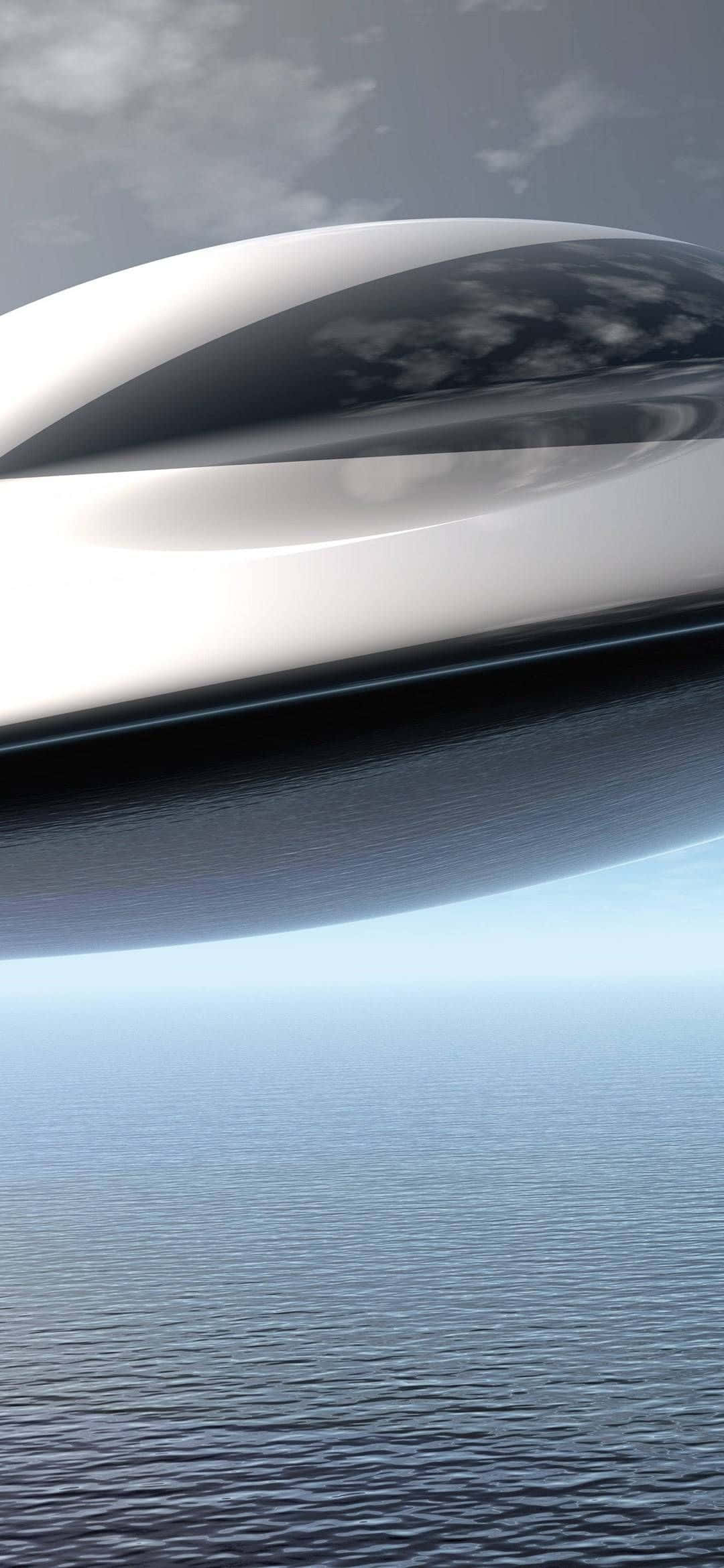1080x2340 4K UFO Avaruusaluksen Lähikuva Digitaalinen Taide Taustakuvat