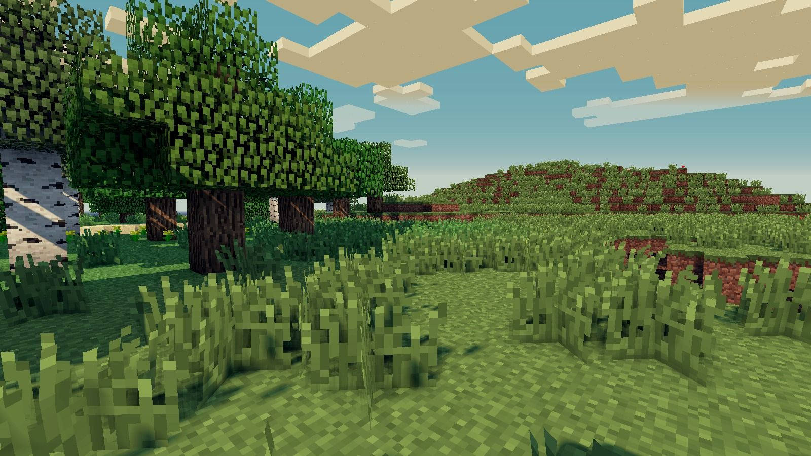 1280x720 Minecraft Vihreä Niitty Taustakuvat