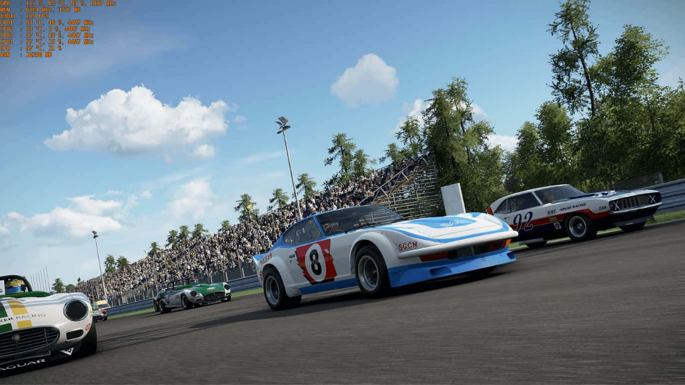 1366x768 Project Cars 2 80+FPS Taustakuva Taustakuvat