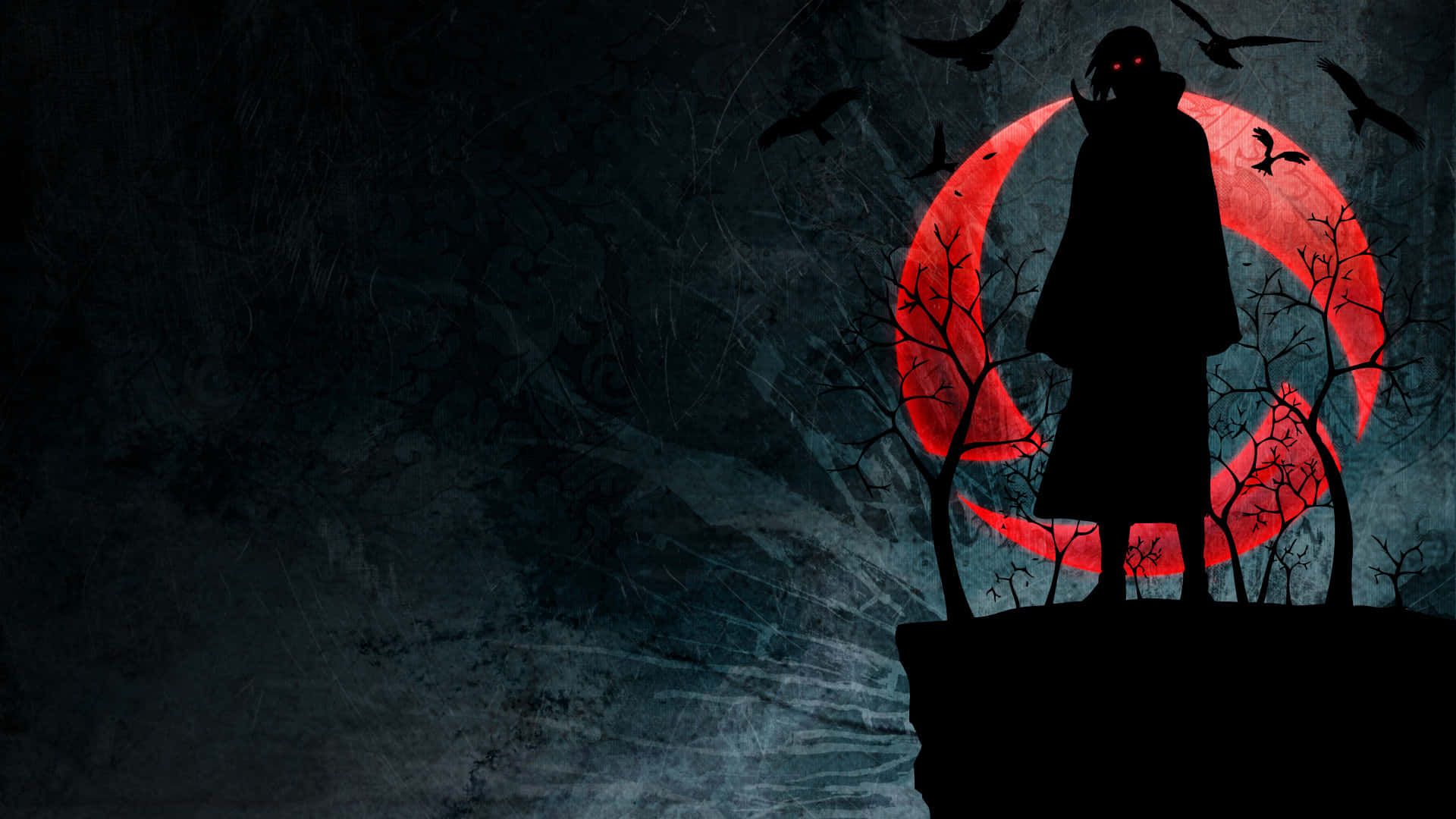 1920x1080 Anime Itachi Uchiha Siluetti Taustakuvat