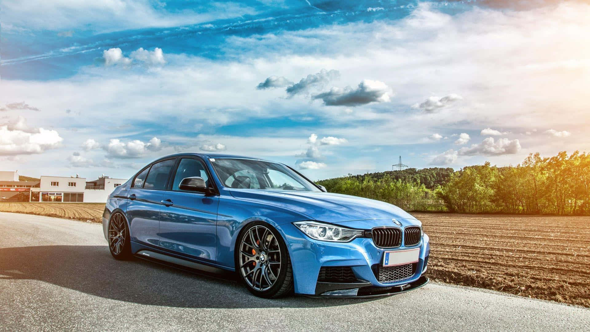 1920x1080 BMW Kiiltävä Sininen F30 Taustakuvat
