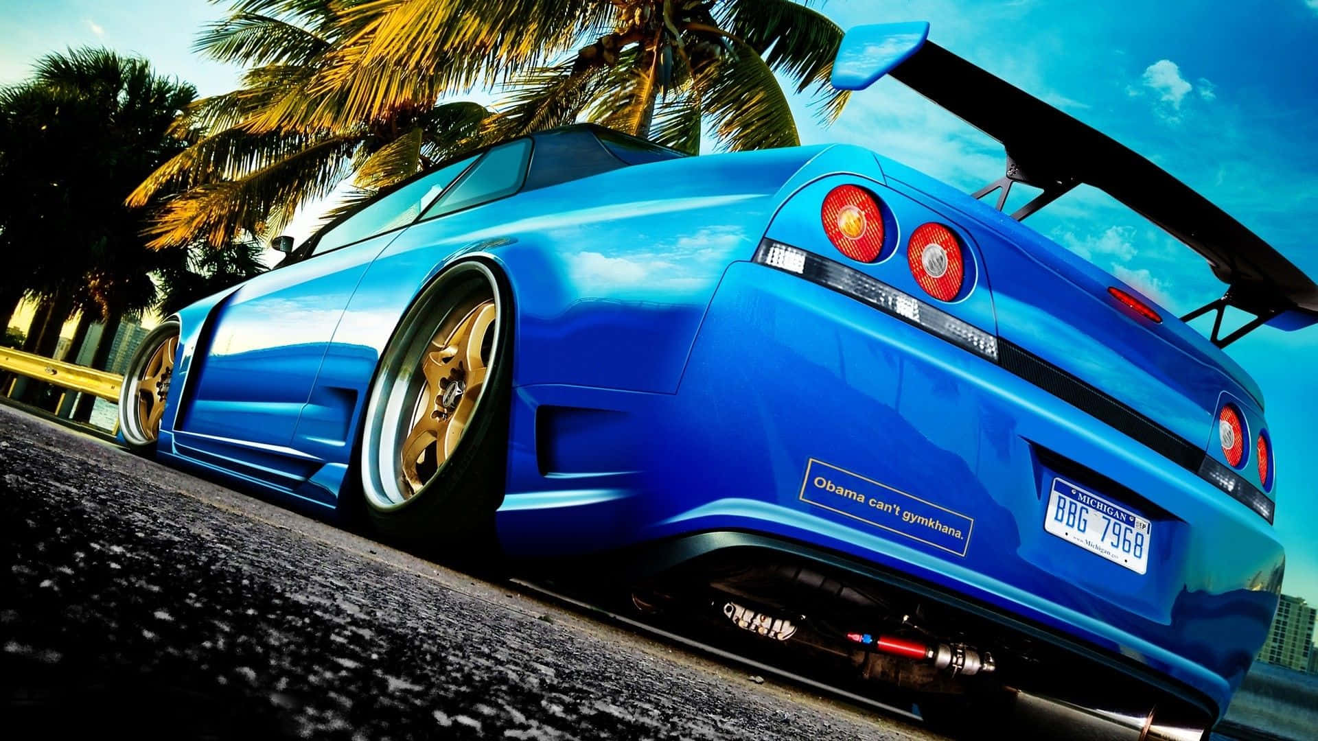 1920x1080 HD Auto Nissan Skyline Taustakuvat