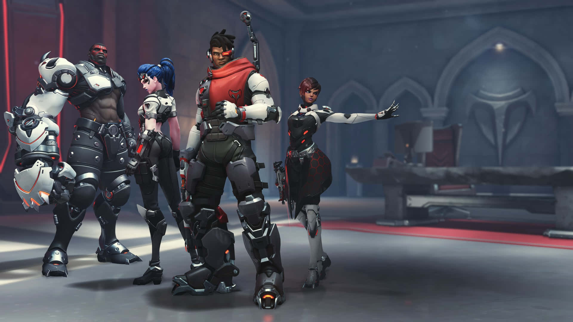 1920x1080 Overwatch-pelihahmojen taustakuva Taustakuvat