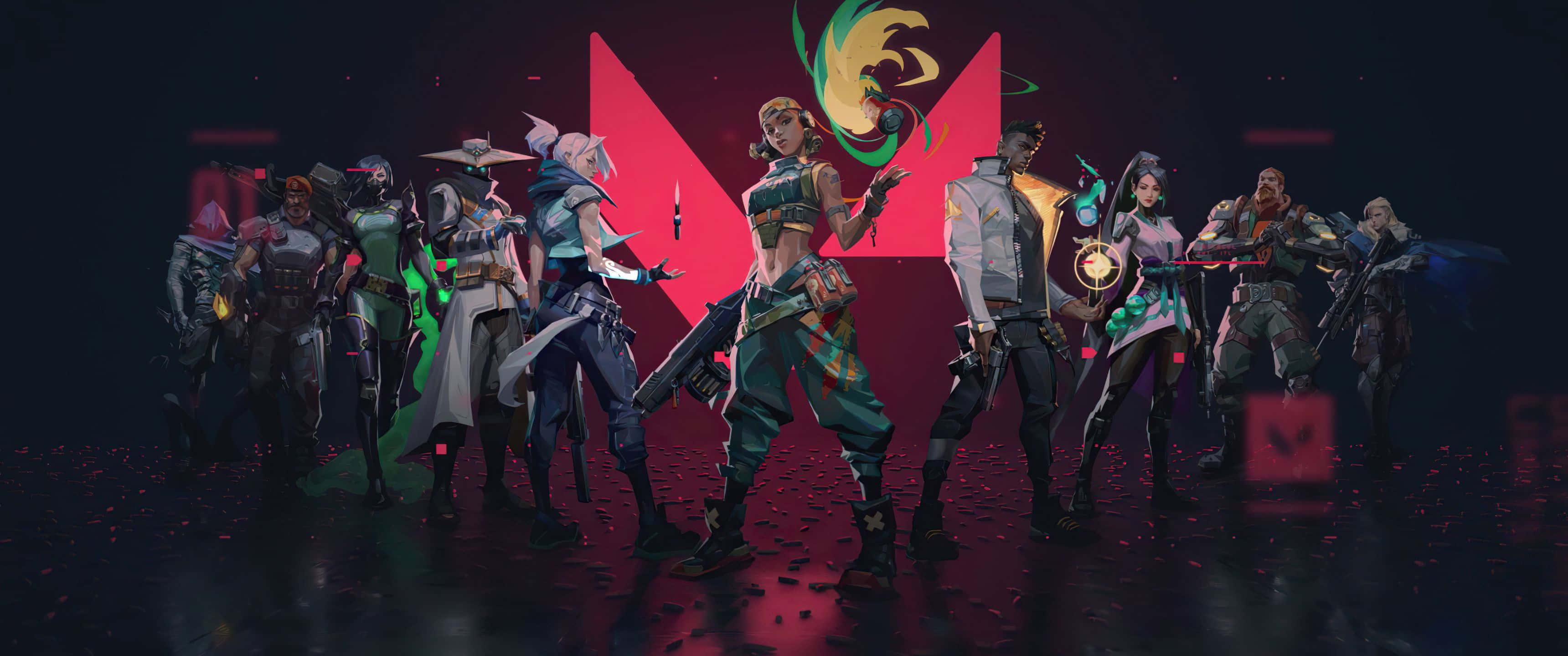 3440x1440p Valorant Agentit Raze Taustakuva Taustakuvat