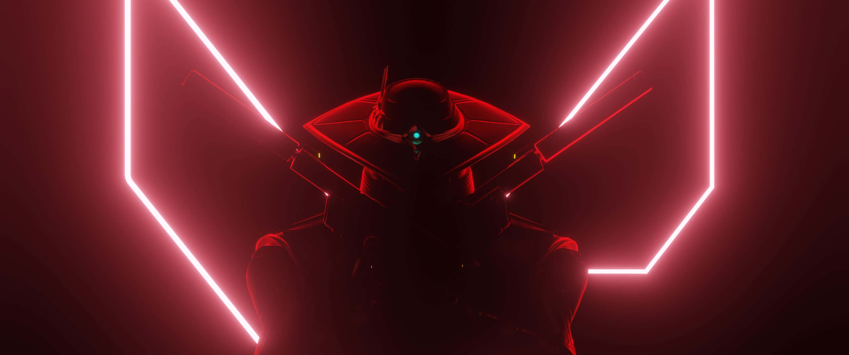 3440x1440p Valorant Cypher punainen tausta Taustakuvat