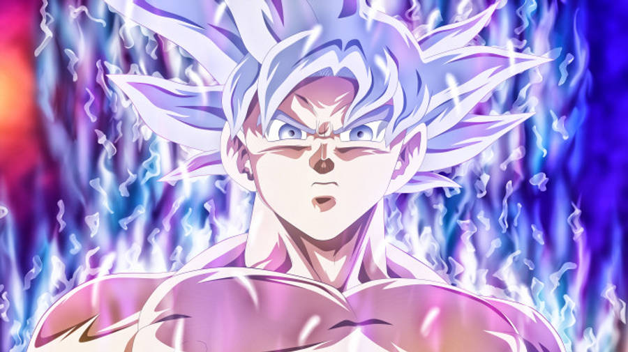 3D Anime Goku Tulessa 8K Taustakuvat
