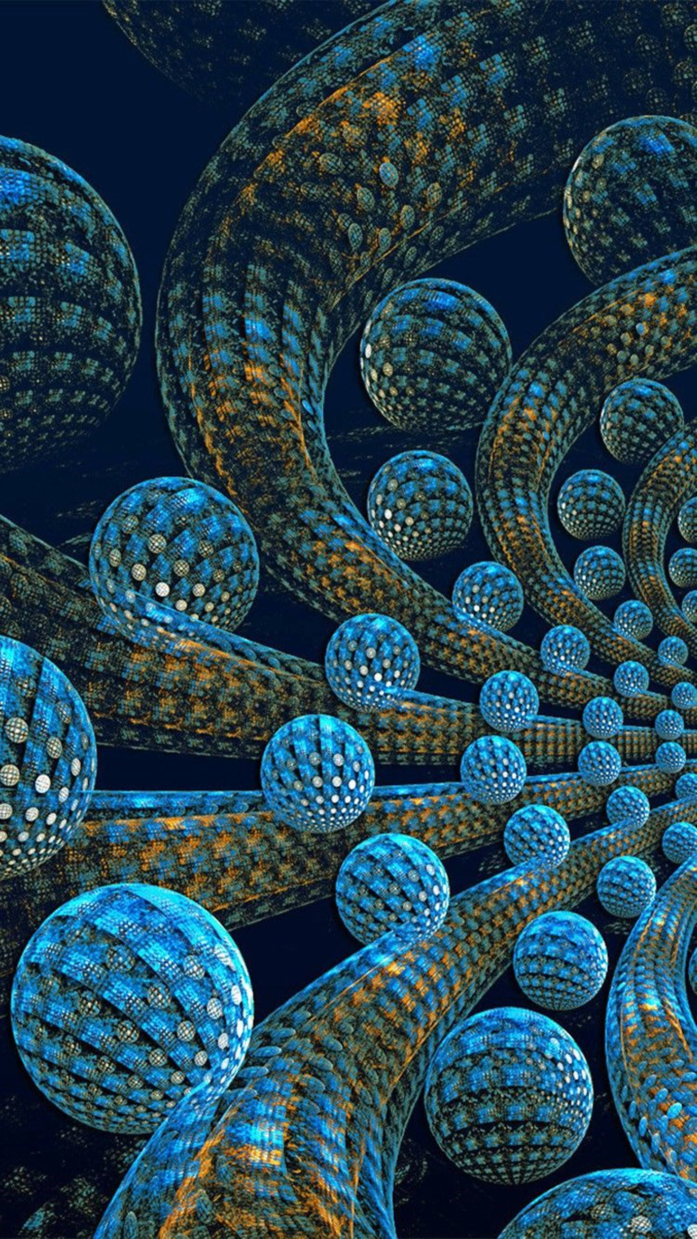 3D HD Abstraktit Pallot Taustakuvat