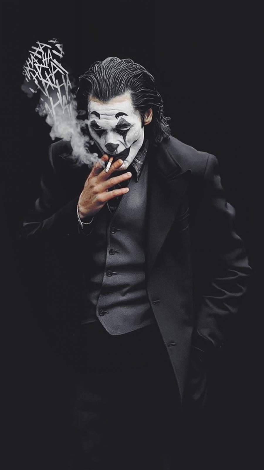 3D Joker iPhone Tupakoiva Hahaha Taustakuvat