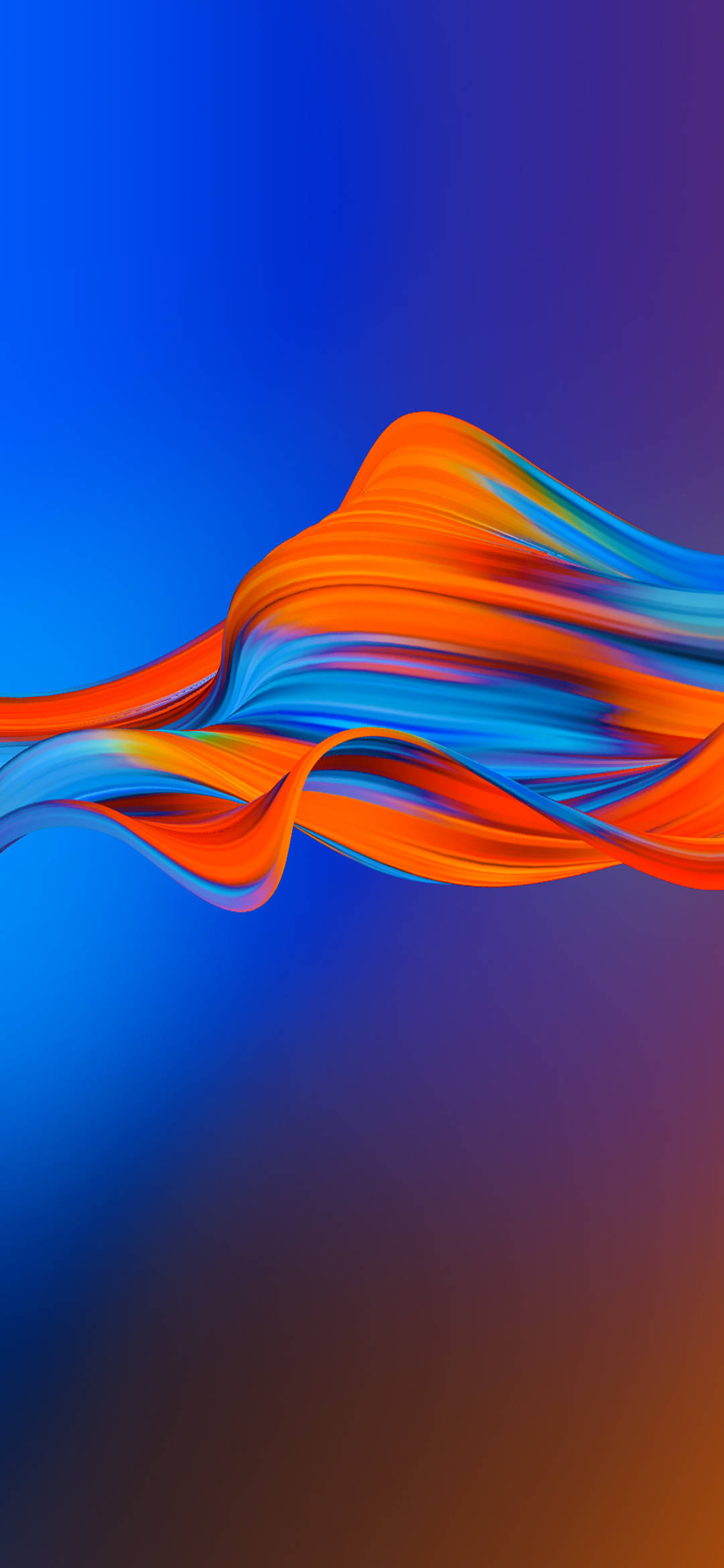 3D sininen maali Motorola Taustakuvat