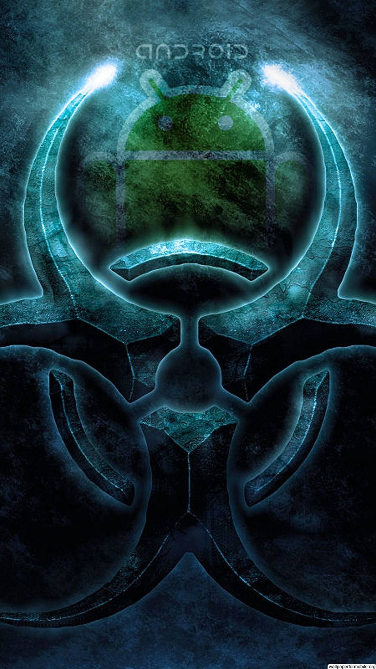 4K Android Biohazard -symboli Taustakuvat