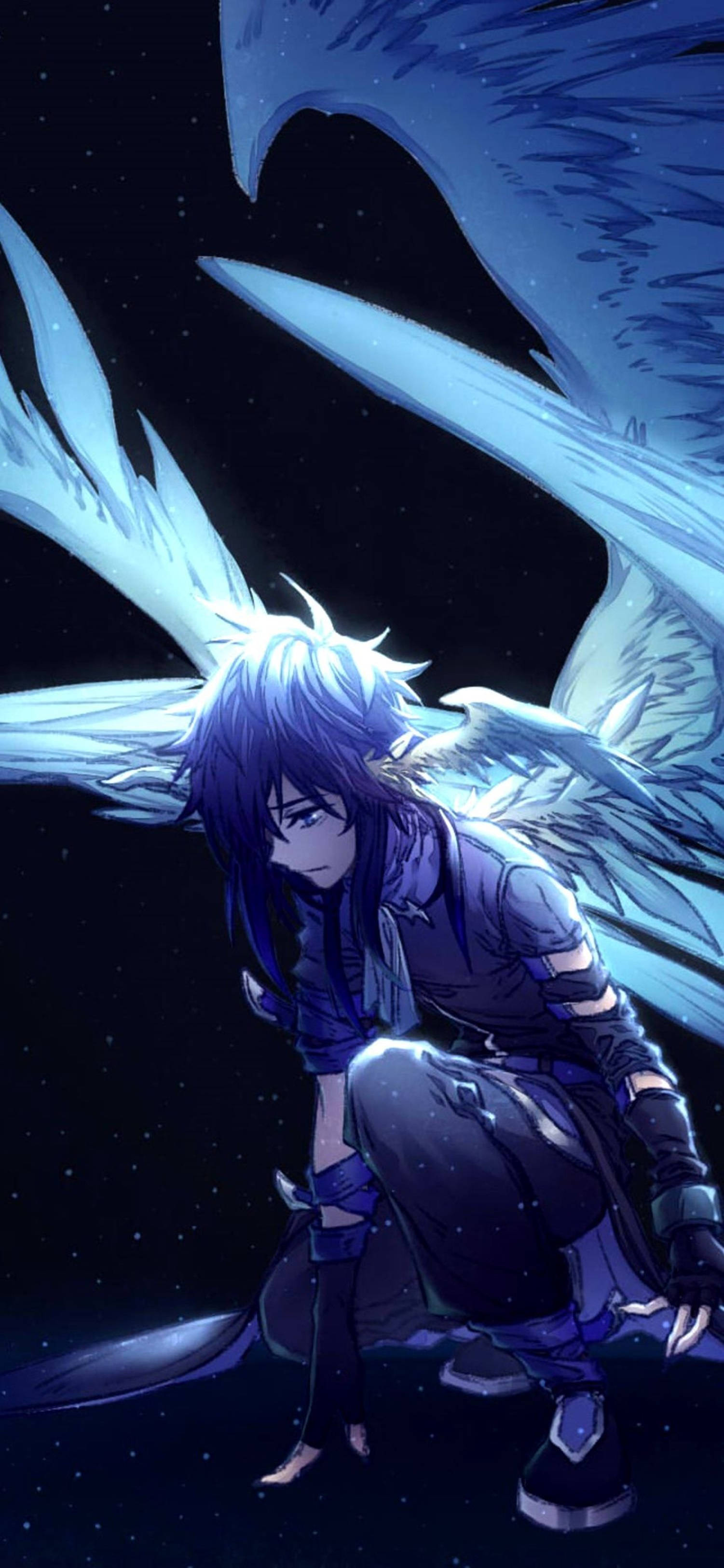 4K Anime iPhone Grunge Enkelipoika Taustakuvat
