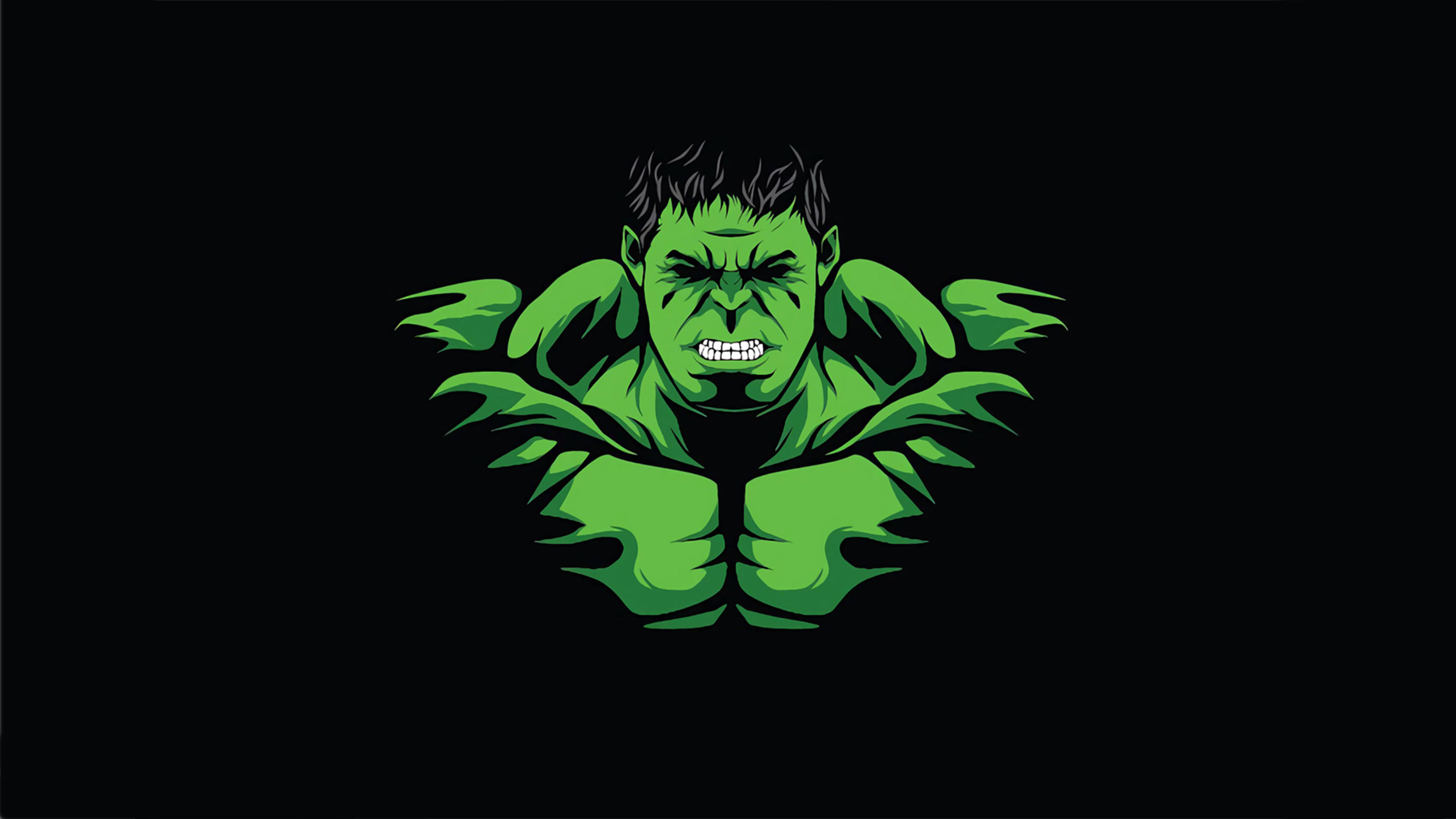 4K Hulk Minimalistinen Taustakuvat
