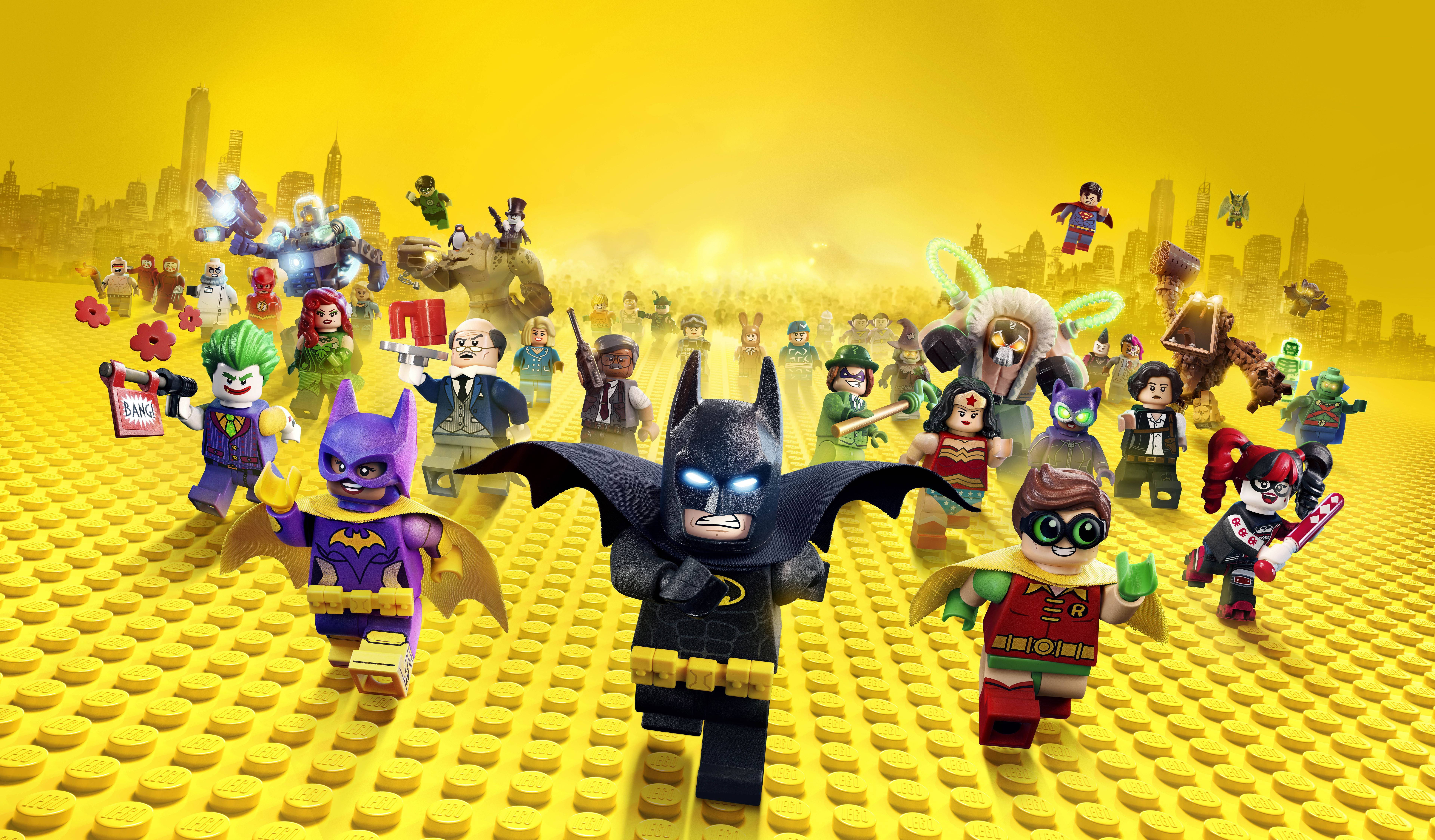 4K LEGO Batman ja ystävät Taustakuvat