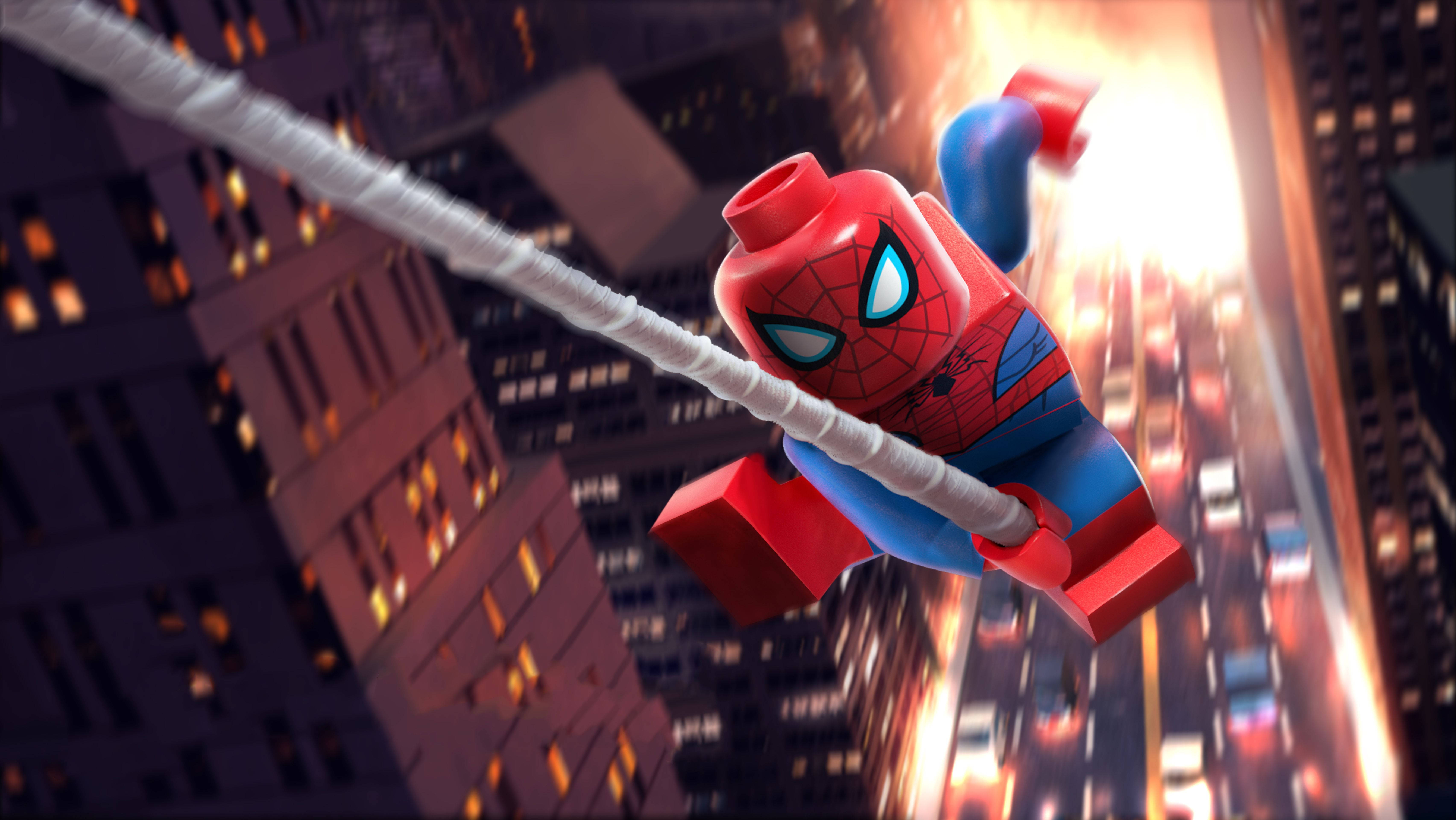 4K LEGO Hämähäkkimies Taustakuvat