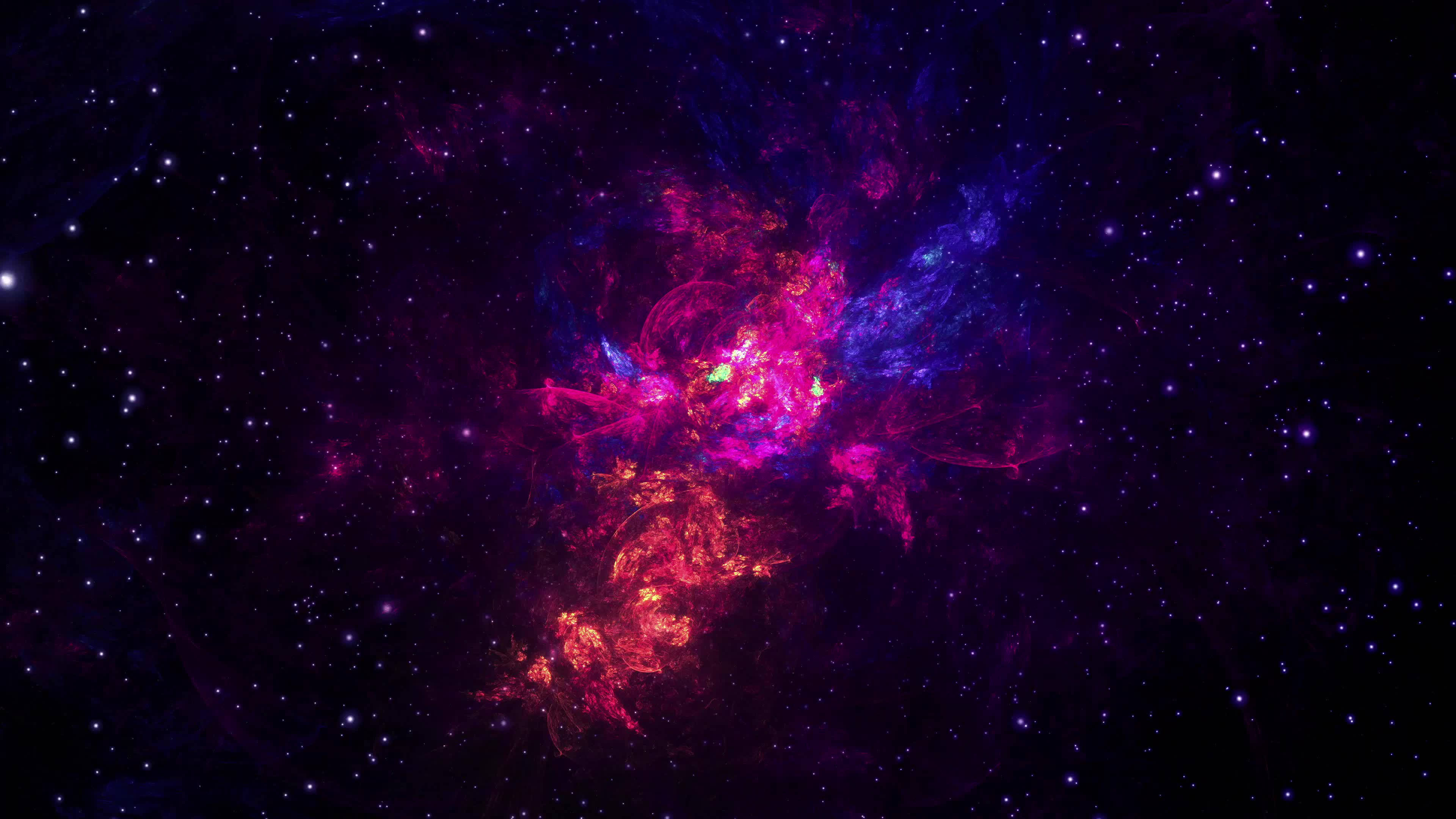 4K Liikkuva Abstrakti Universumi Työpöytä Taustakuvat