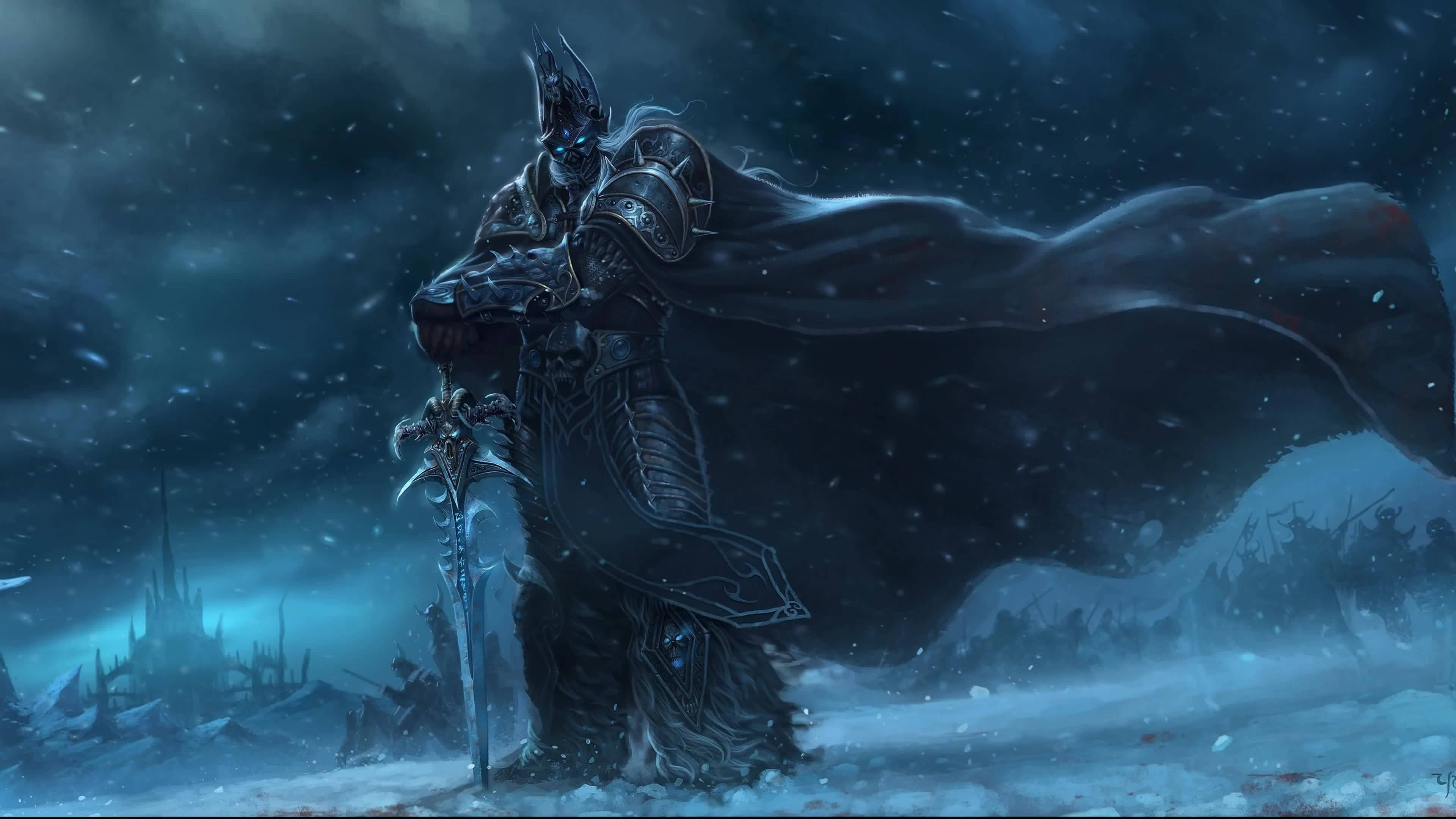 4K Liikkuva Arthas Menethil Työpöytä Taustakuvat