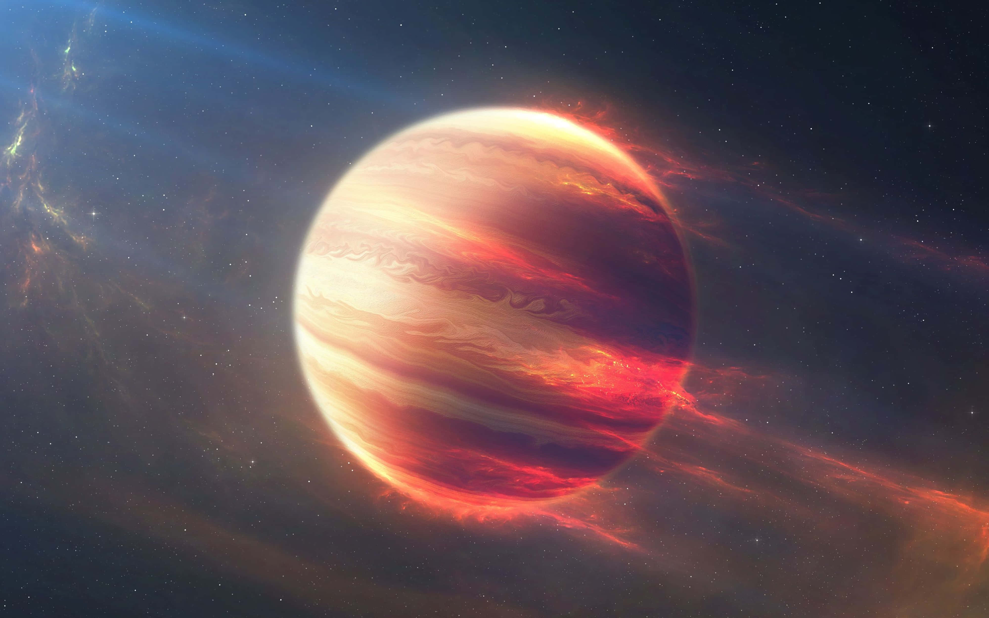 4K Maailmankaikkeus Palava Jupiter Taustakuvat