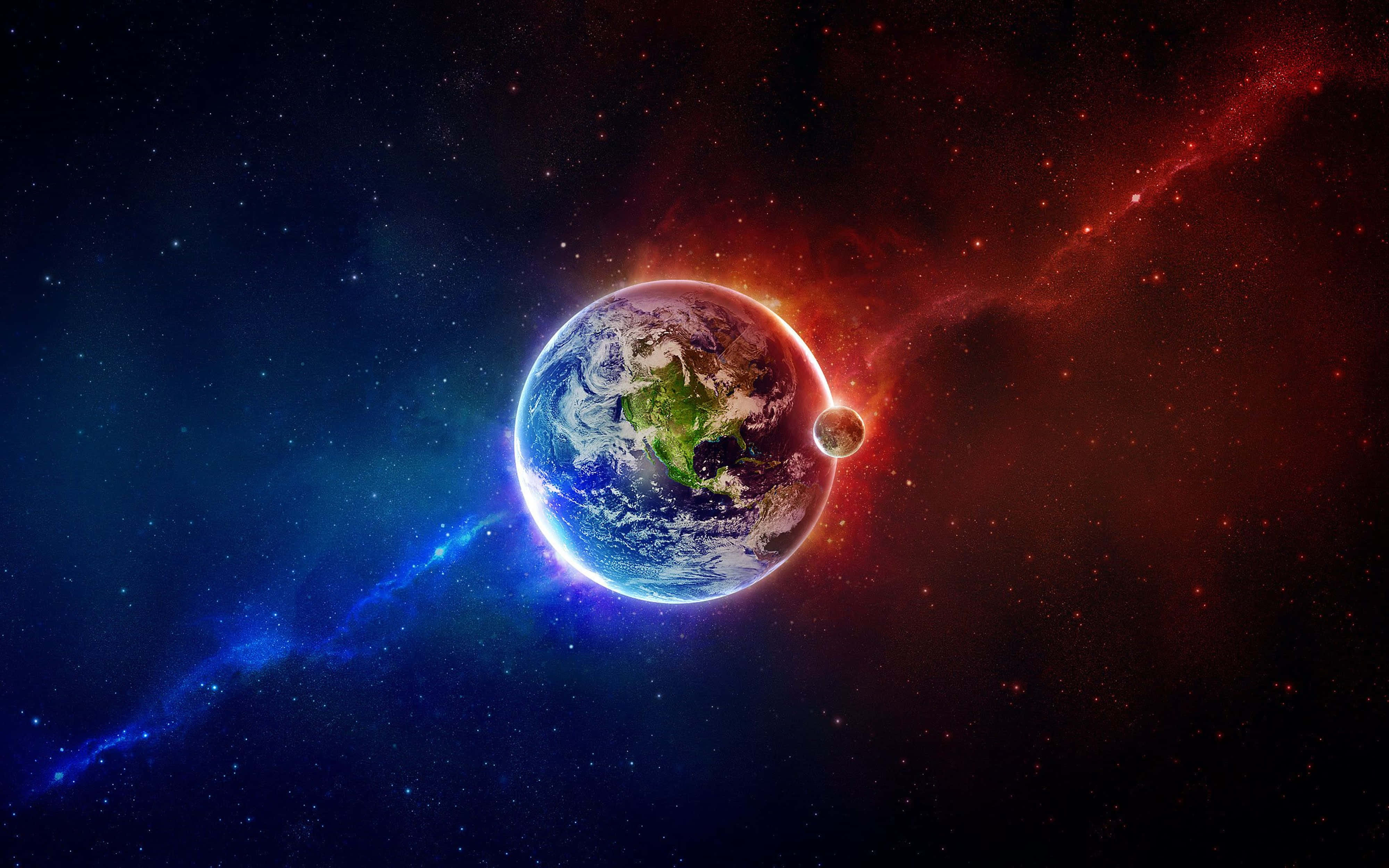 4K Maapallon Universumi Sivu Taustakuvat