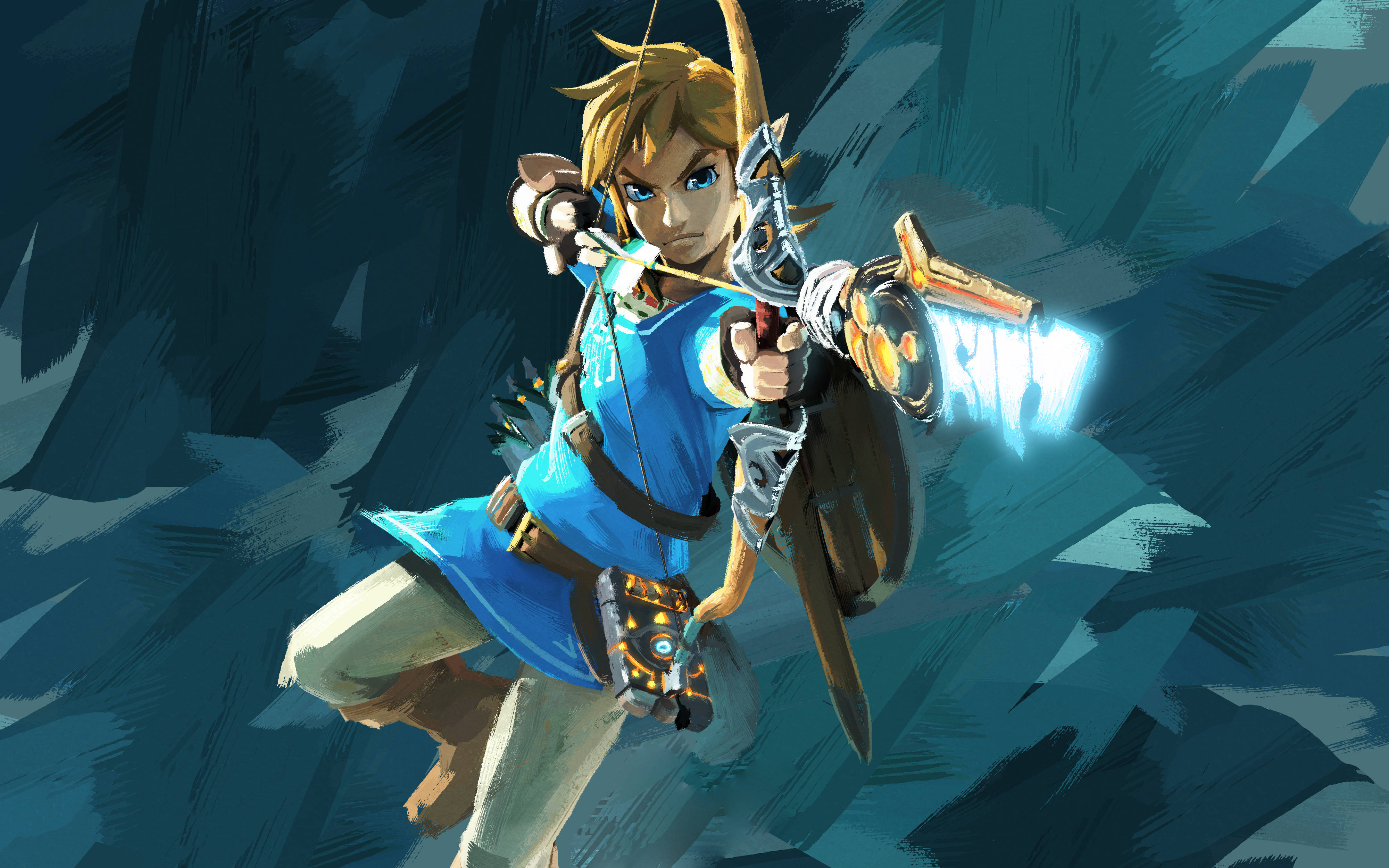 4K Pelipuhelin Link Breath Of The Wild Taustakuvat