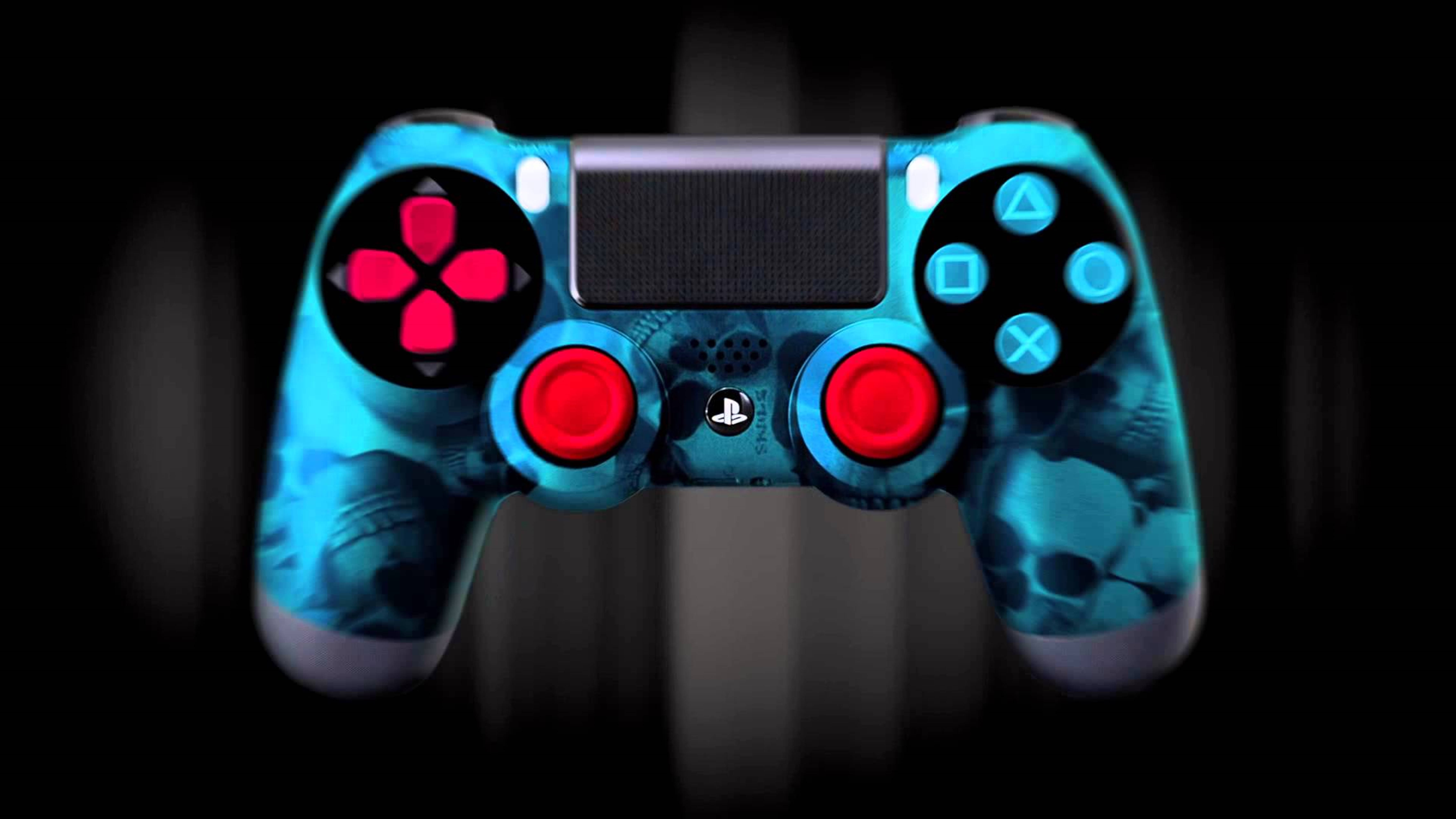 4K PS4 Neonkallo-tarralla Taustakuvat