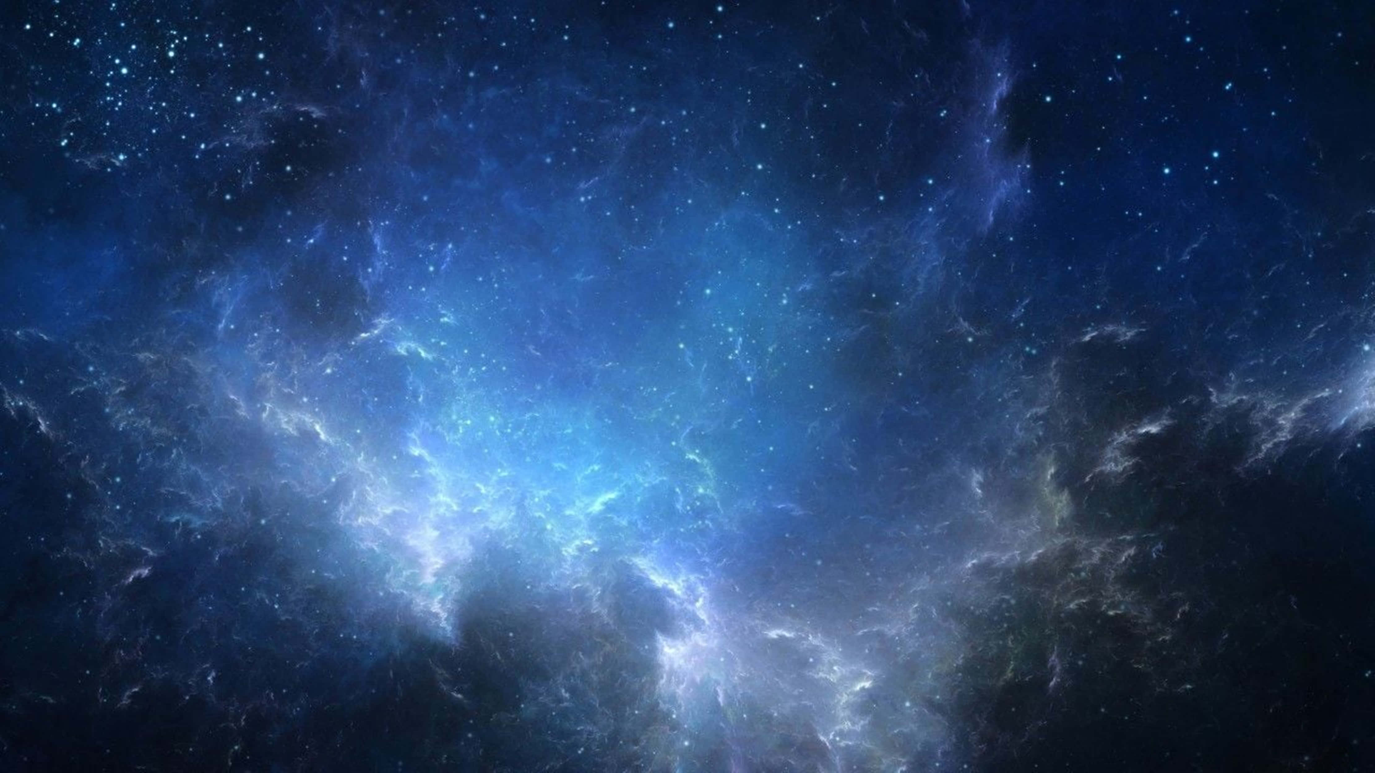 4K Sininen Nebula Universumi Taustakuvat