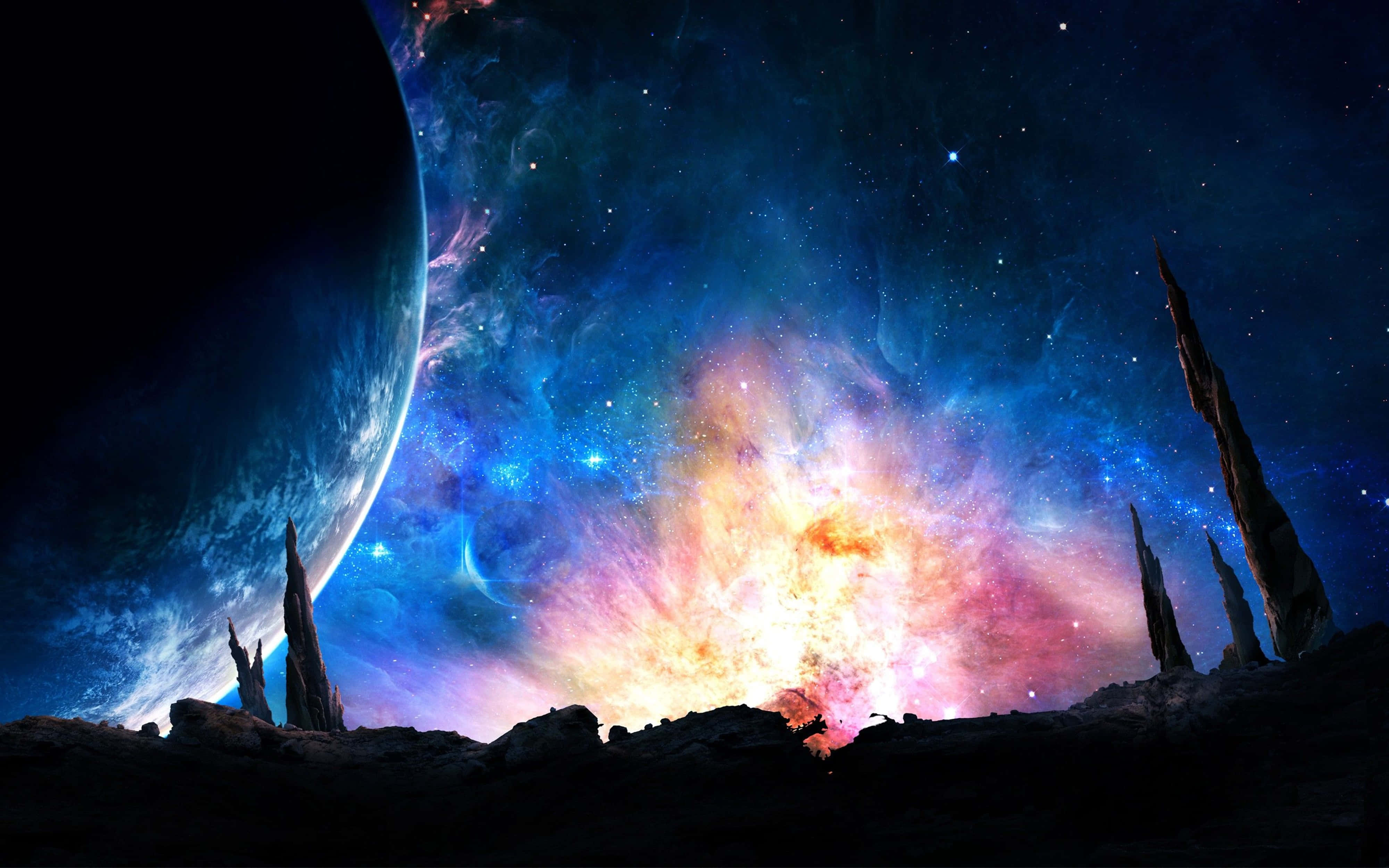 4K Universumi Fantasiagalaksi Taustakuvat