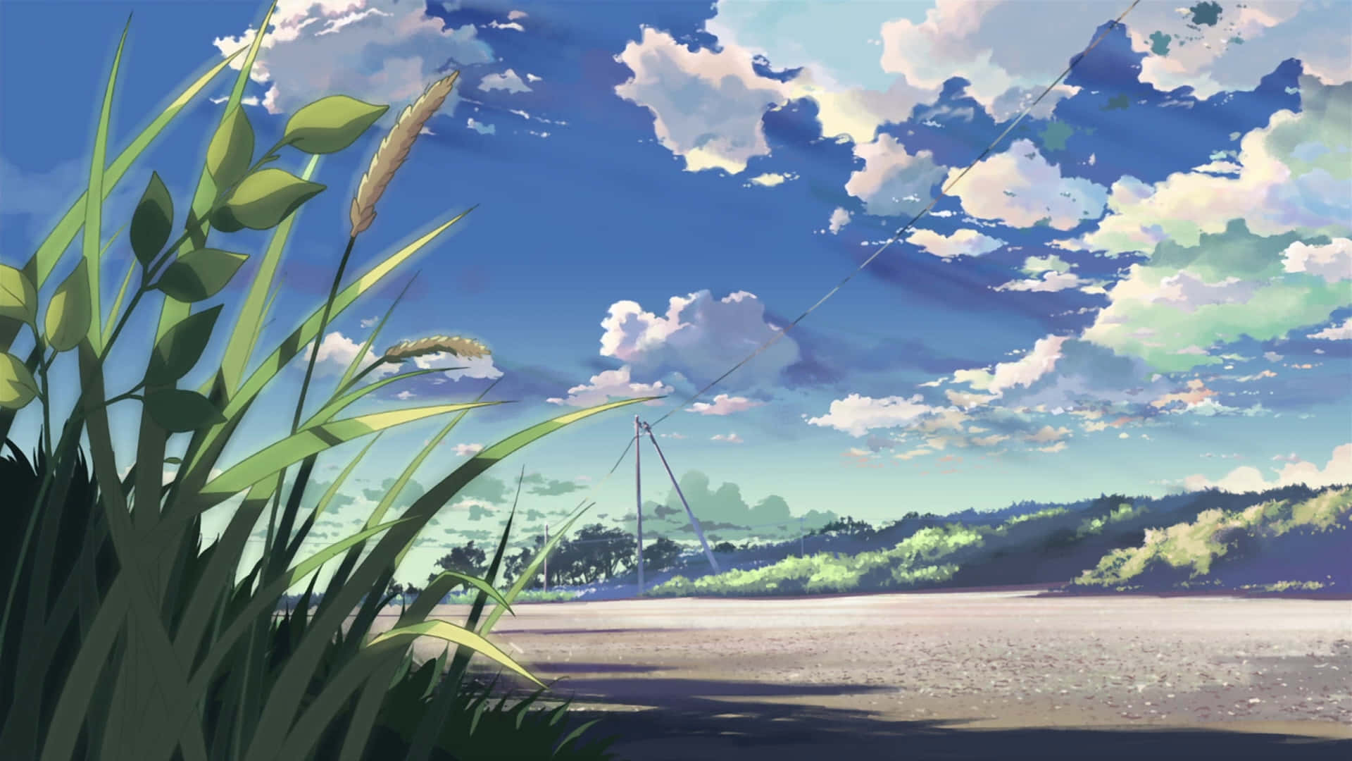 5 senttimetriä sekunnissa Kaunis anime maisema Taustakuvat