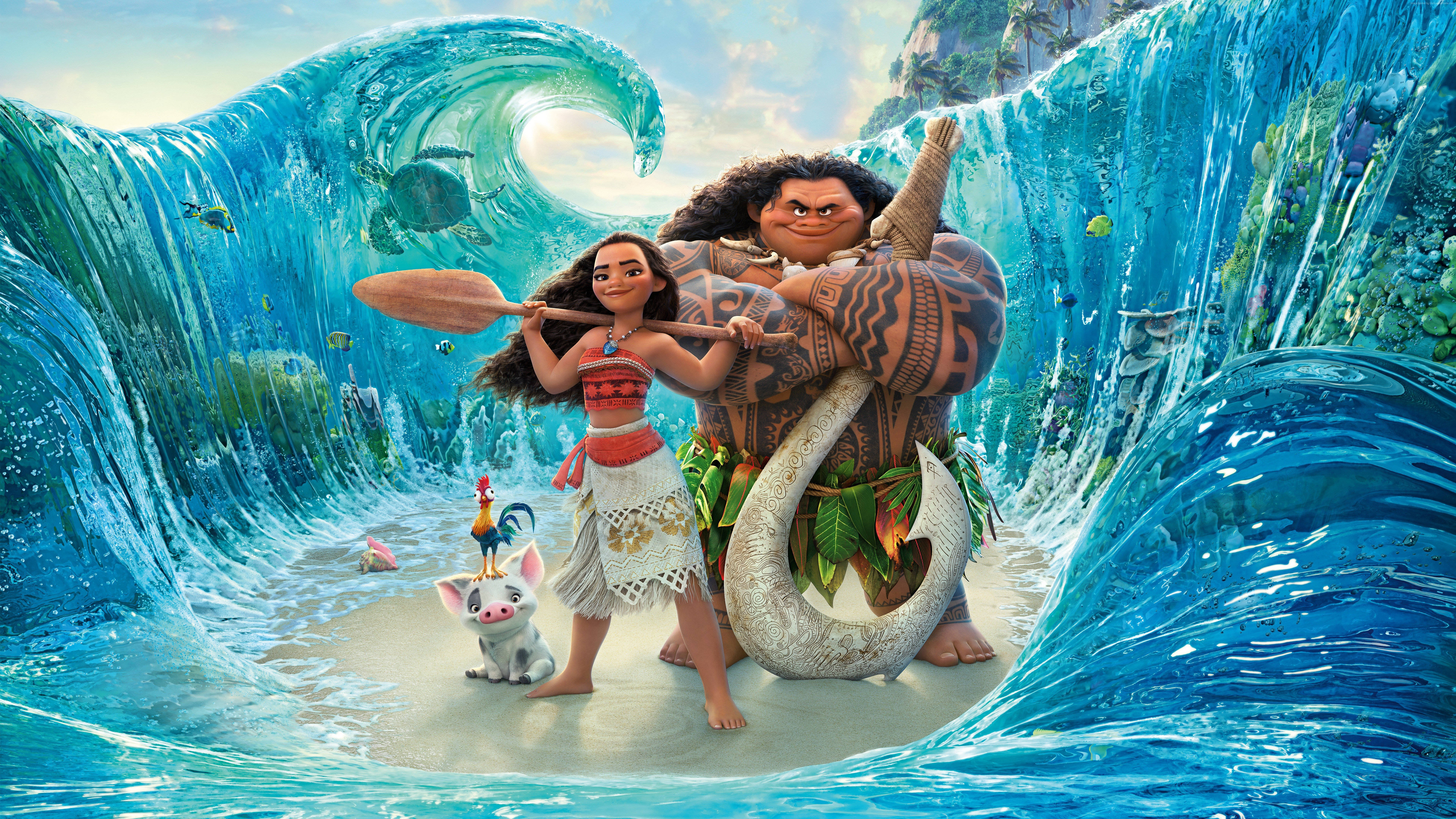 8K 7680x4320 Ultra HD -työpöytä Moana Taustakuvat