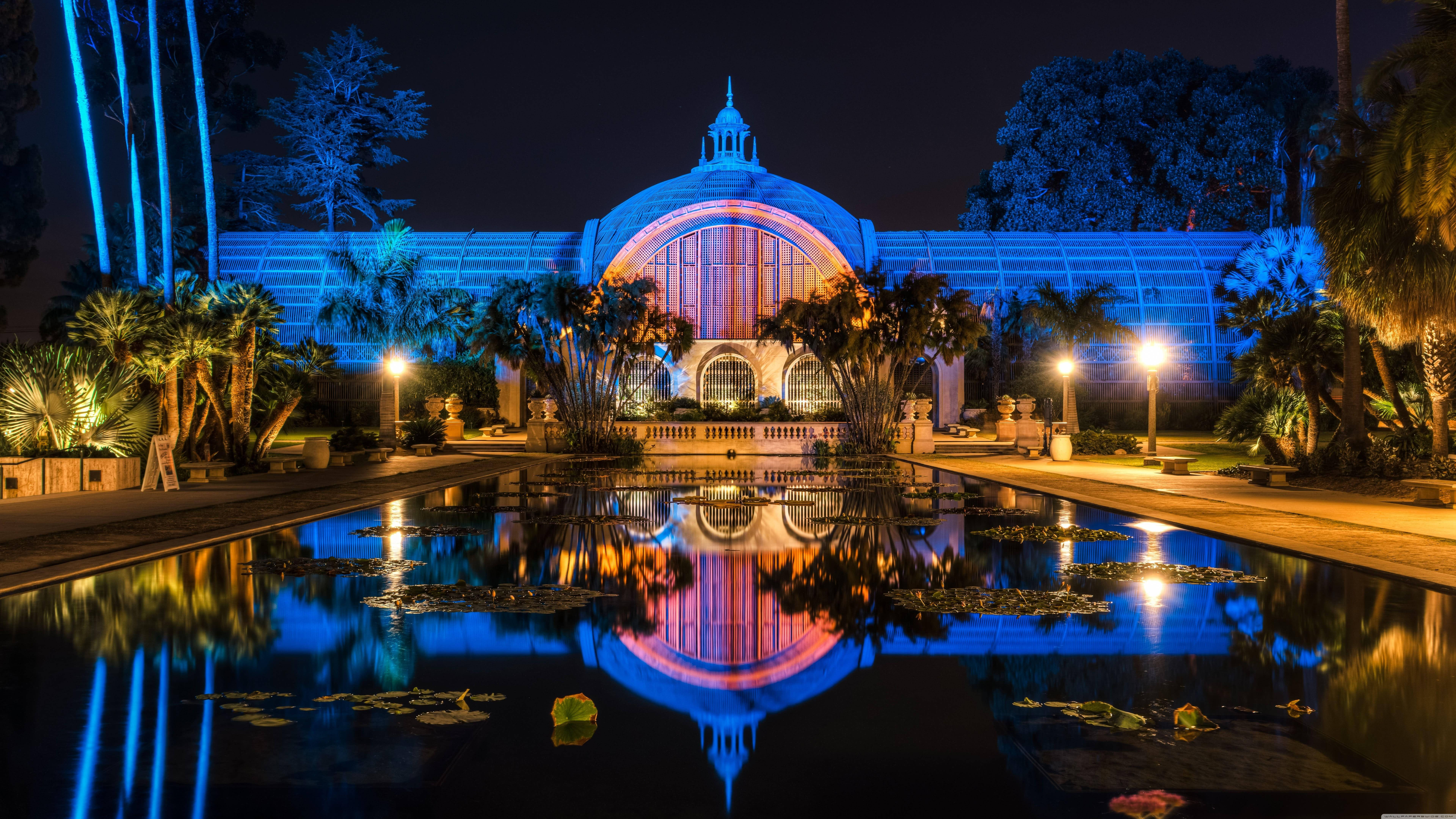 8K 7680x4320 Ultra HD -työpöytä Balboa Park Taustakuvat