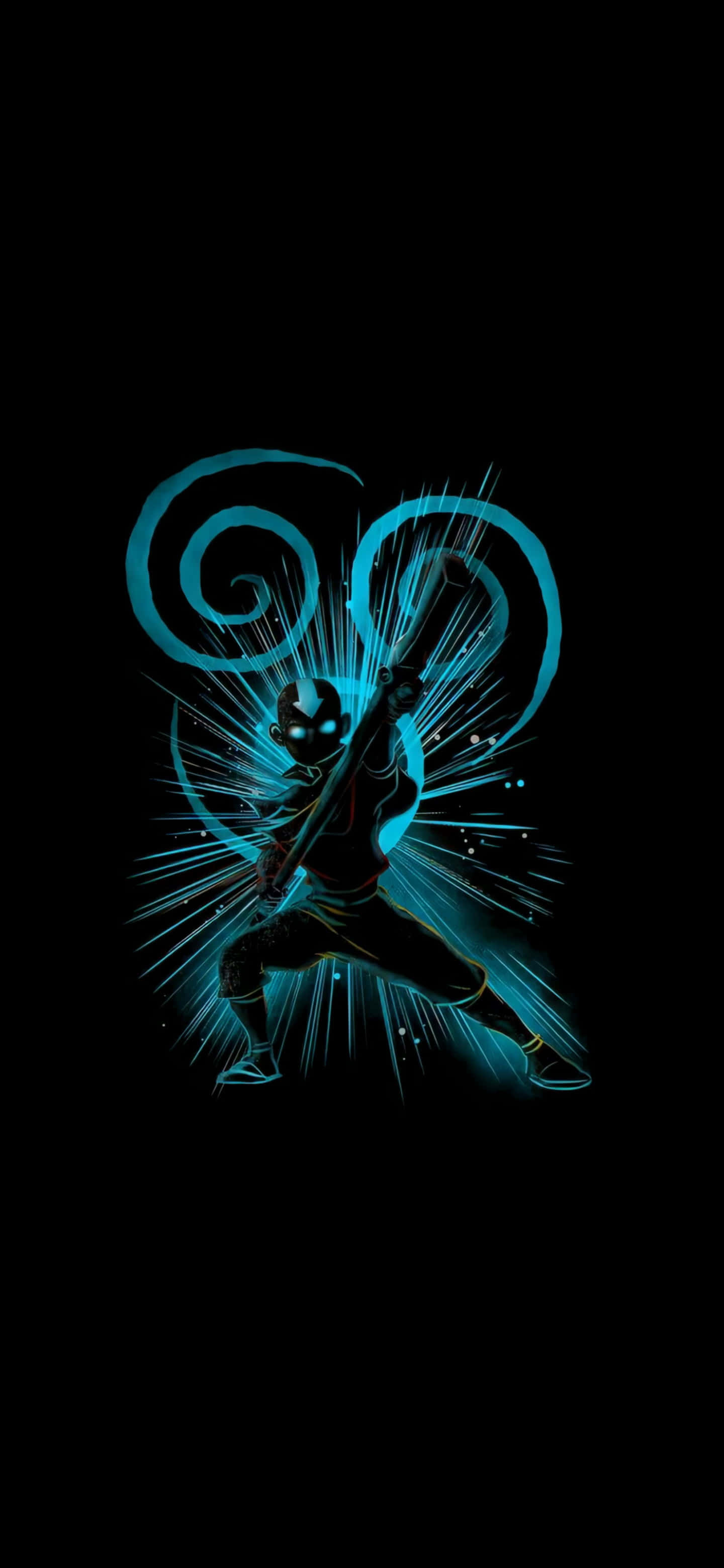 Aang, Avatar, ystävineen – Avatar: The Last Airbender -animaatiosarjassa Taustakuvat