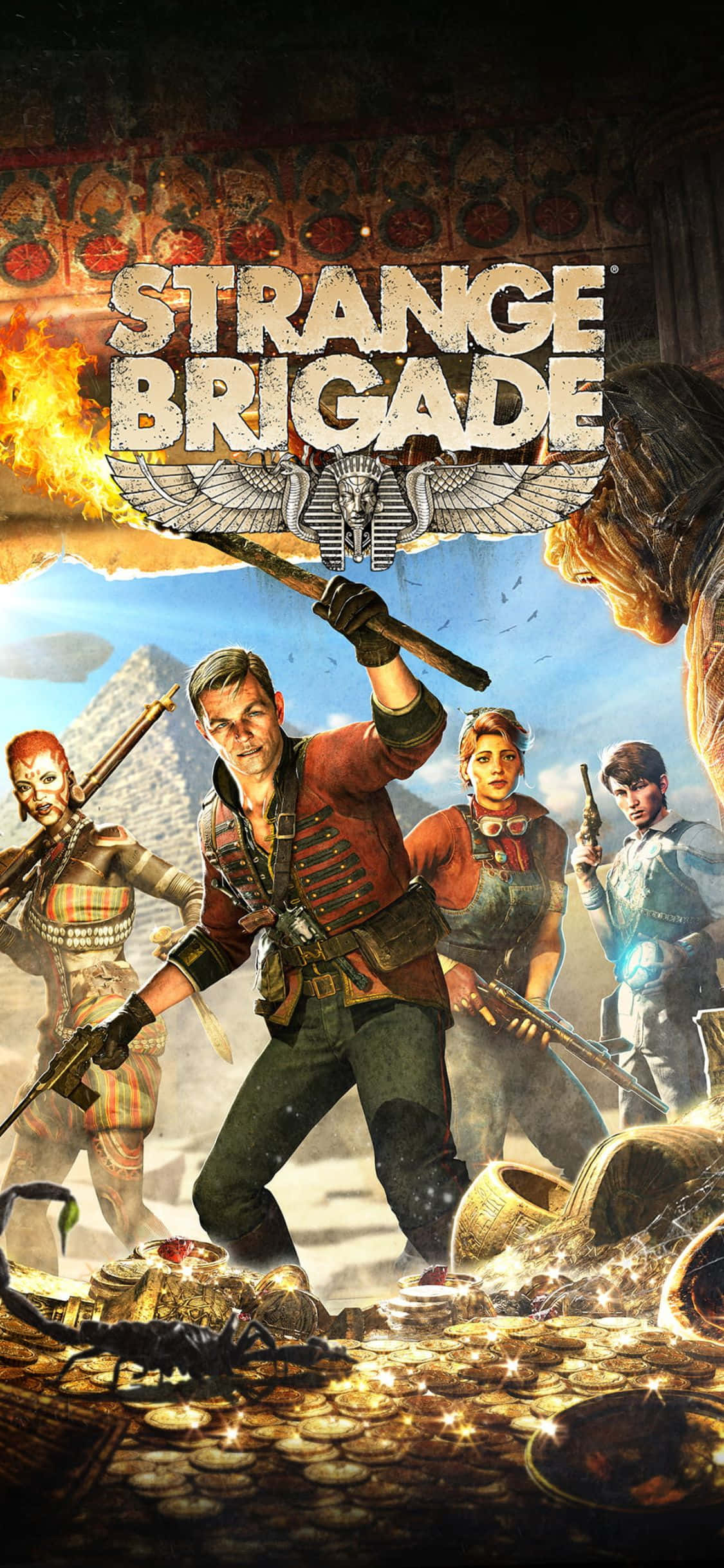 Cave Of Treasures iPhone X Strange Brigade -tausta Taustakuvat
