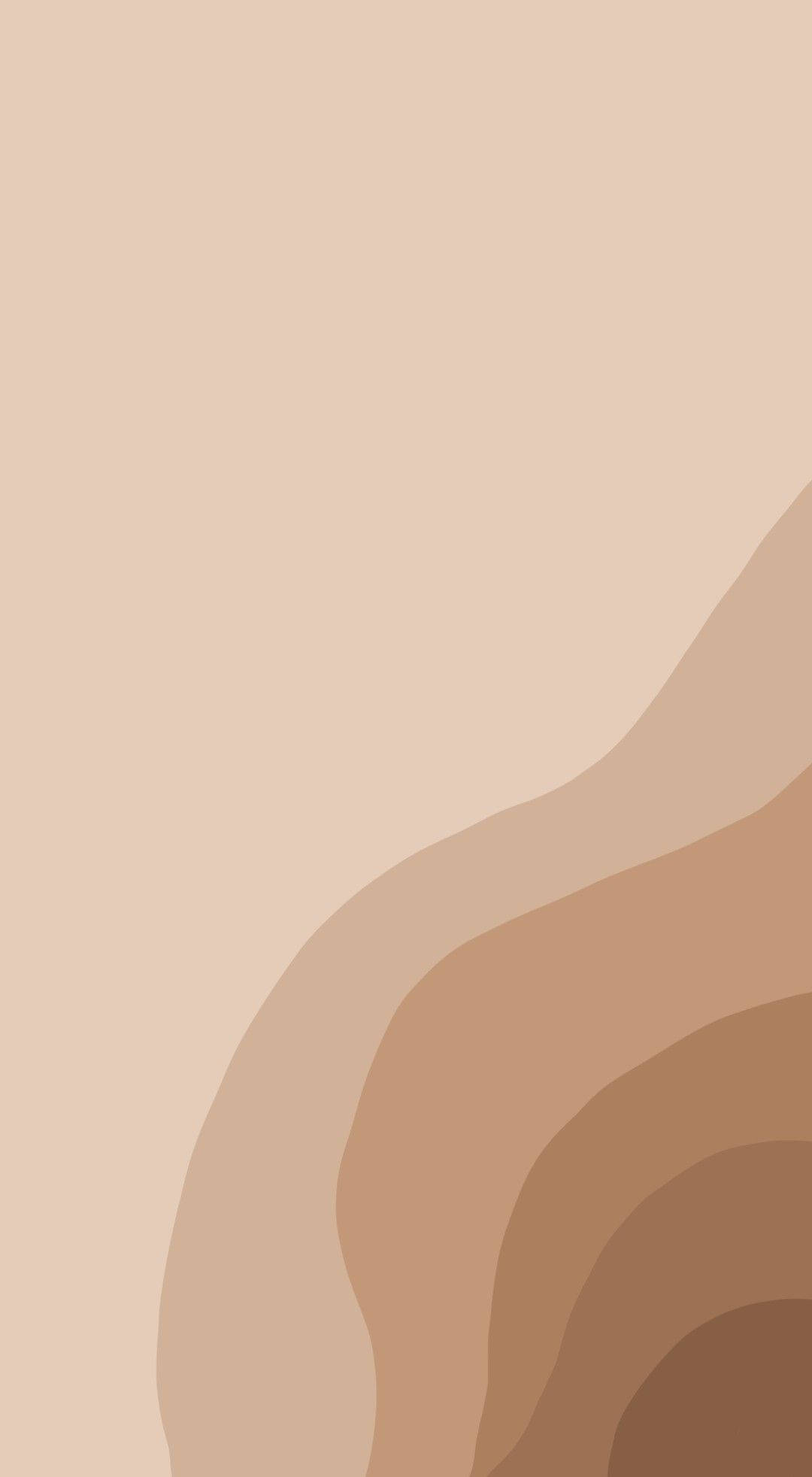 Abstrakti beige ruskea esteettinen maalaus Taustakuvat