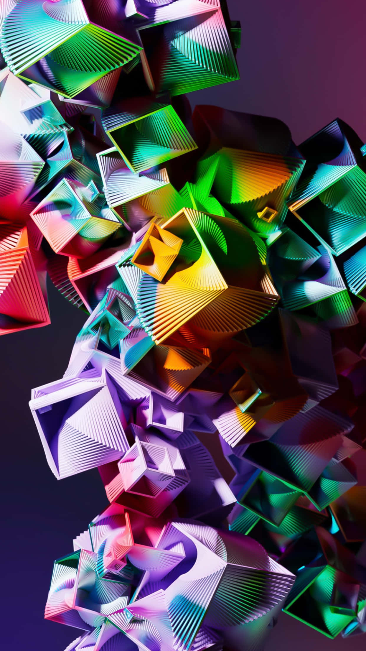 Abstrakti värikäs 3D paperitaide Taustakuvat