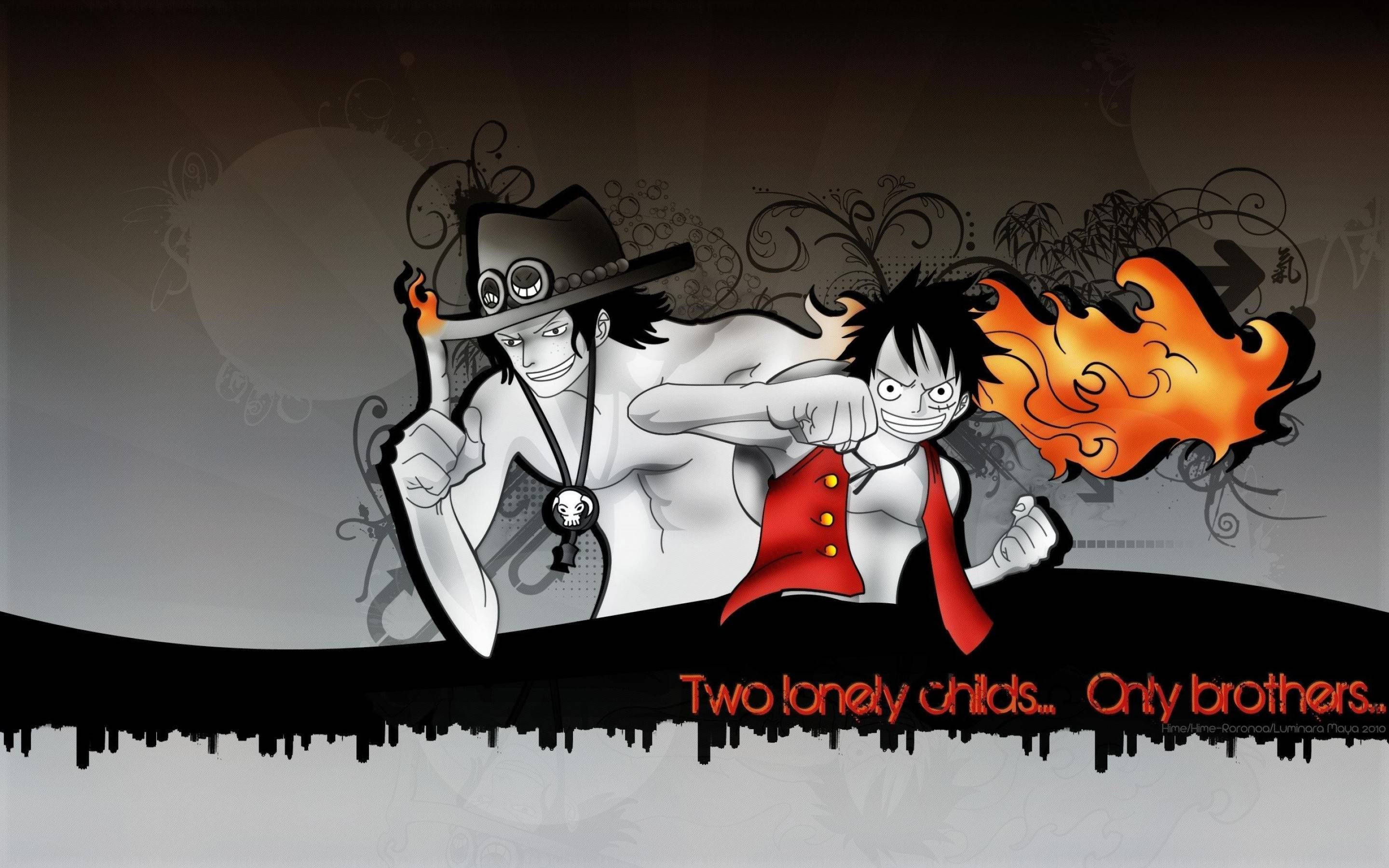 Ace ja Luffy One Piece -veljekset Taustakuvat