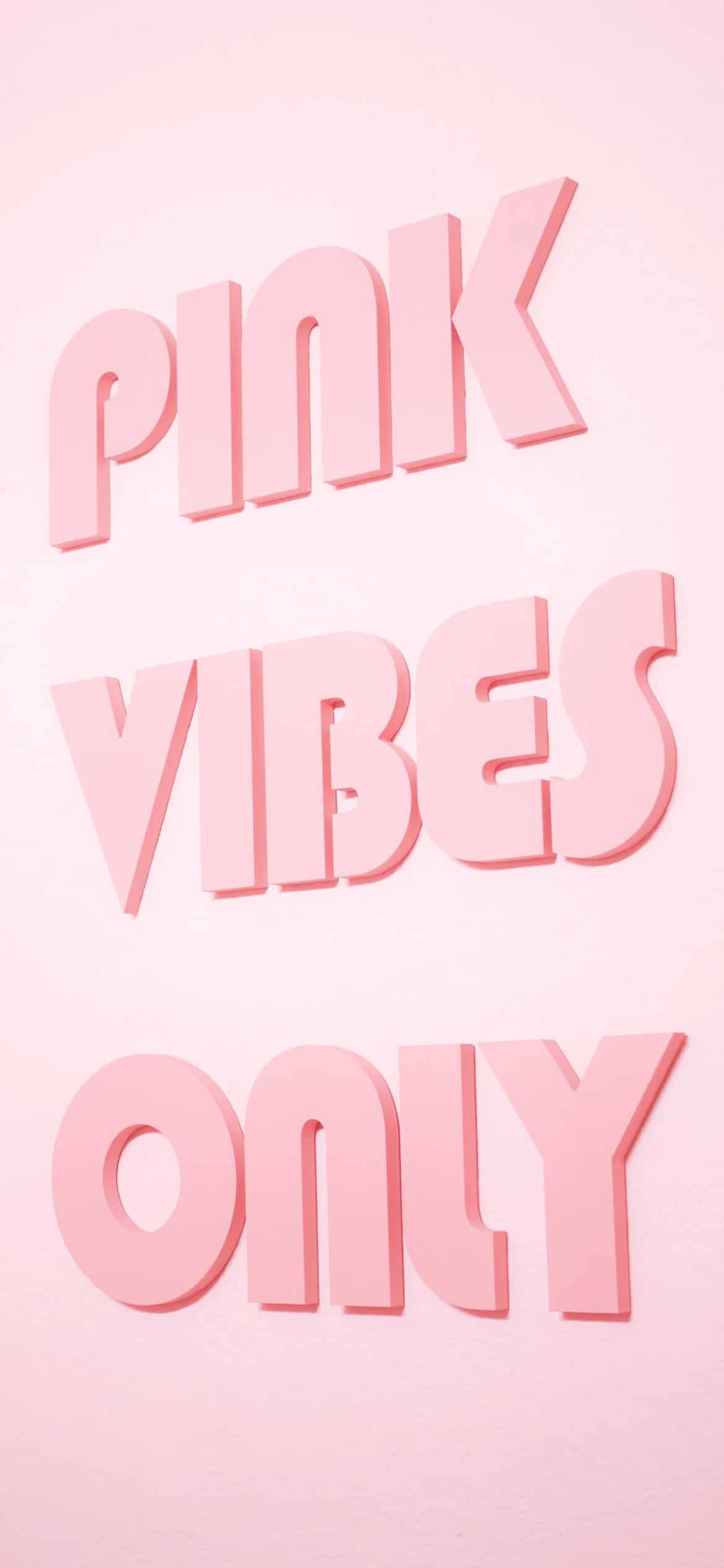 Aesthetic Girly Pink Vibes Only Taustakuvat