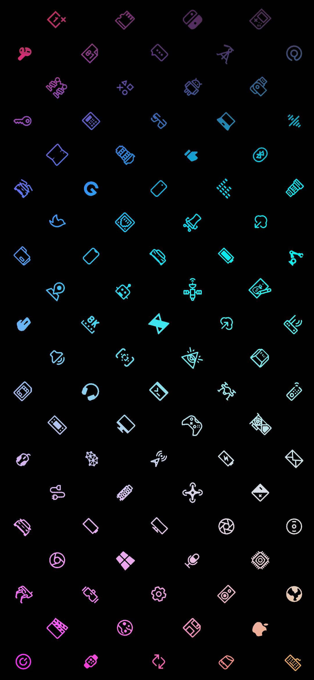 Aesthetic Icons Gaming Logo HD Taustakuvat