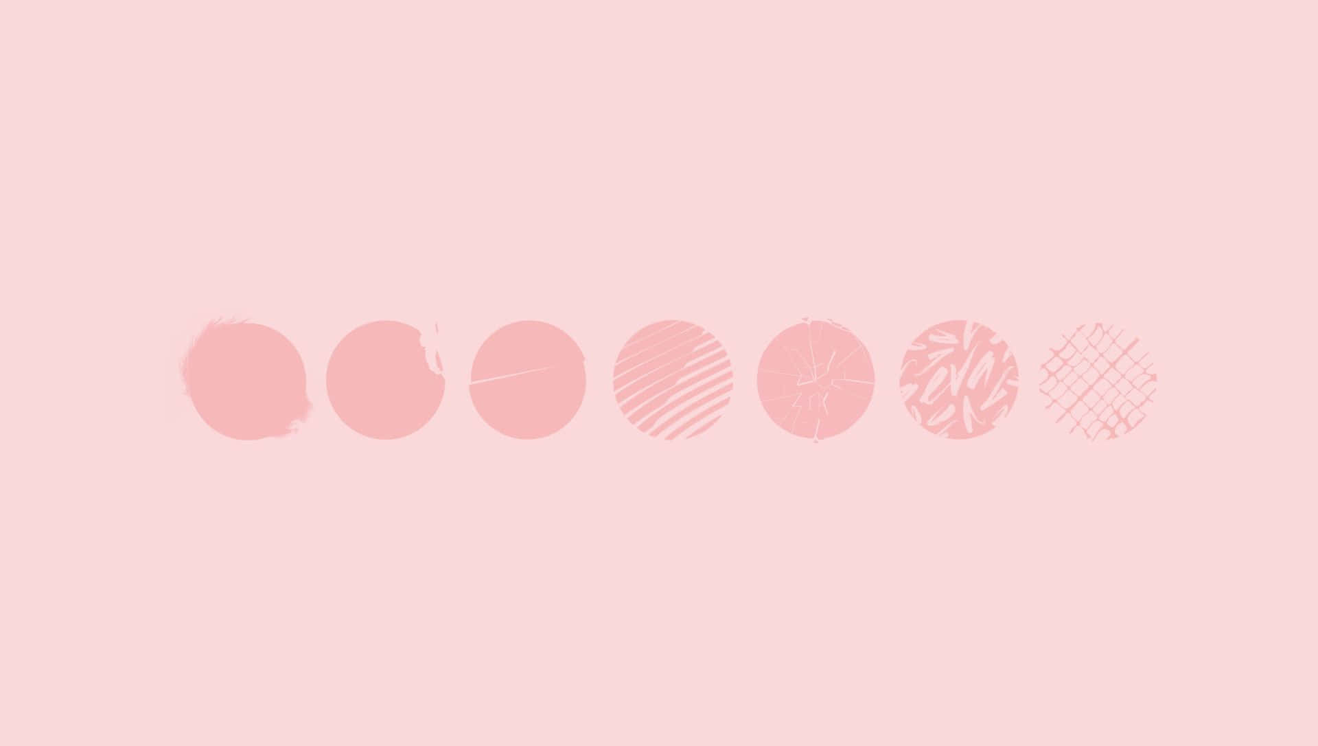 Aesthetic tietokone vaaleanpunainen 2016 BTS logo Taustakuvat