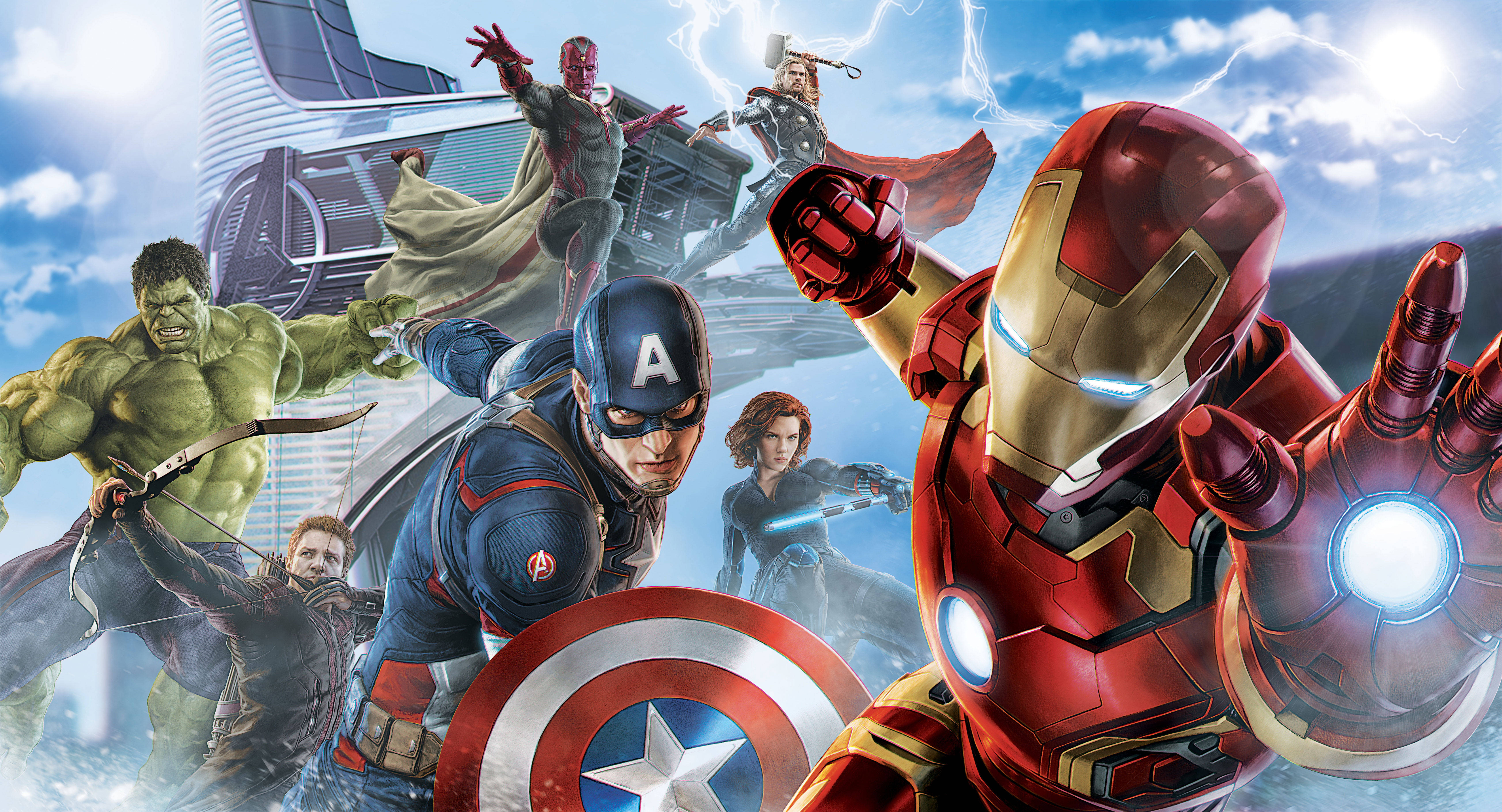 Age of Ultron - Kostajat horjumattomina 3D-muodossa Taustakuvat