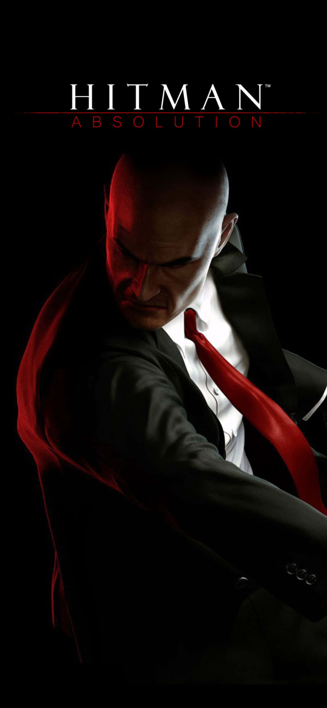 Agent 47 Hitman Absolutionissa valmiina vaikeimpaan tehtävään iPhone X:llä Taustakuvat