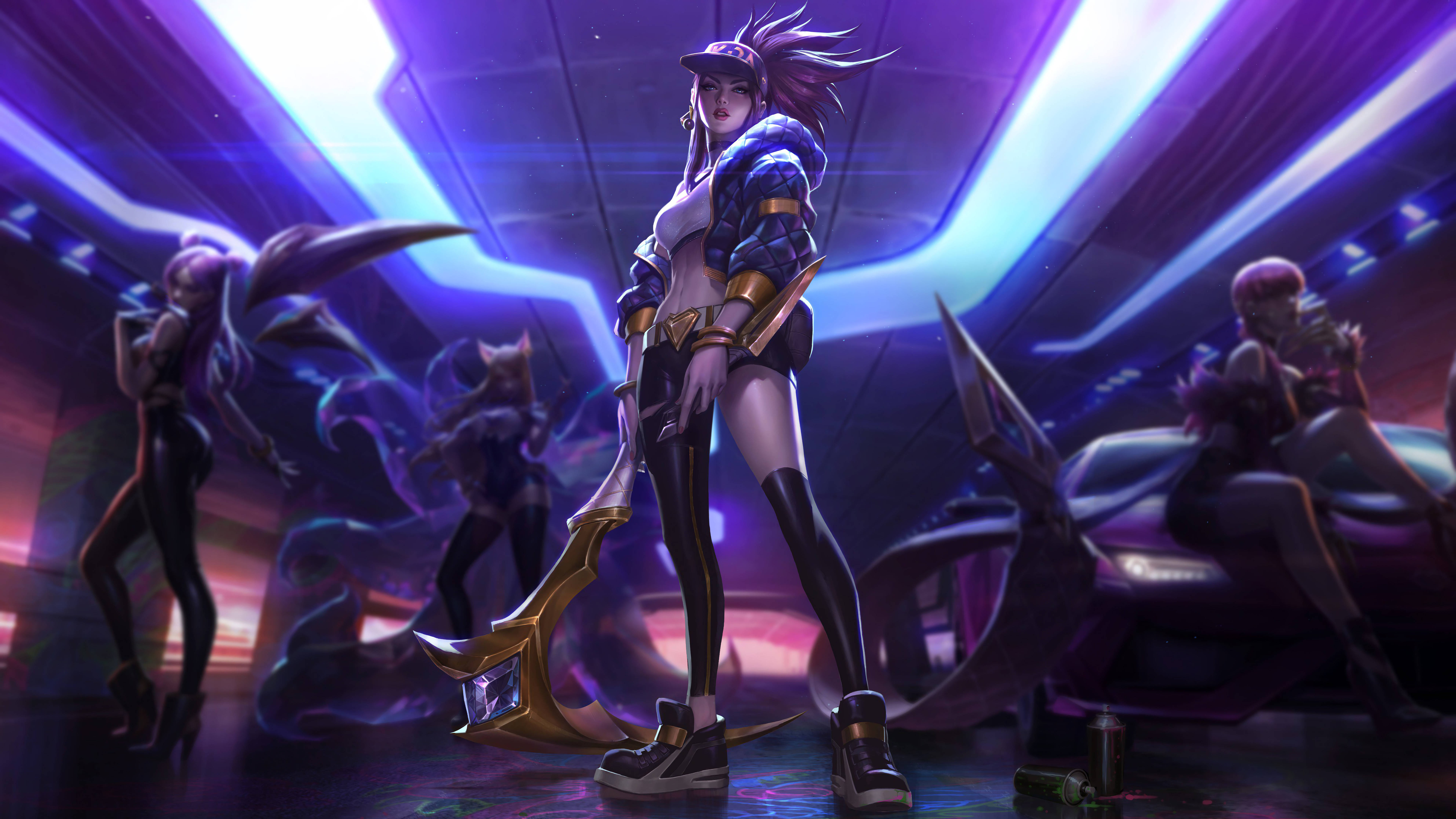Akali KDA More MTV Original Edition Taustakuvat