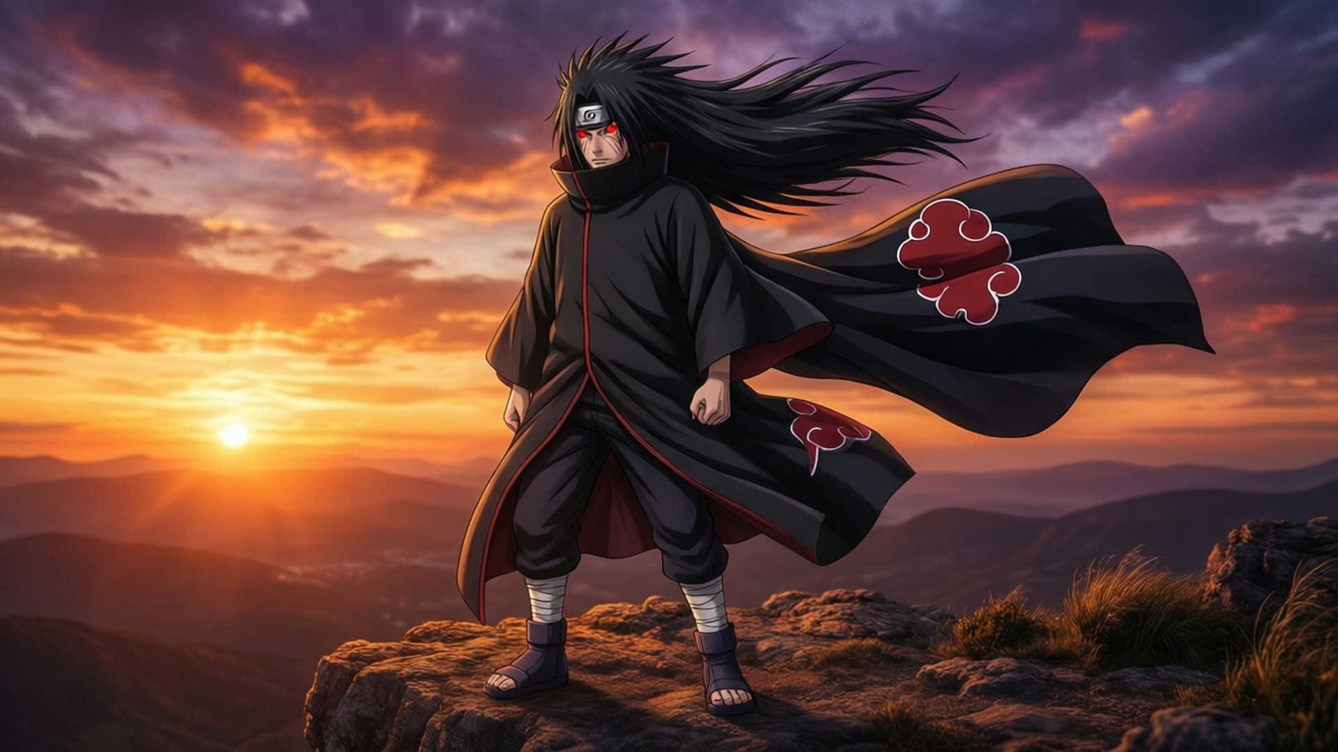 Akatsuki hämärässä Taustakuvat