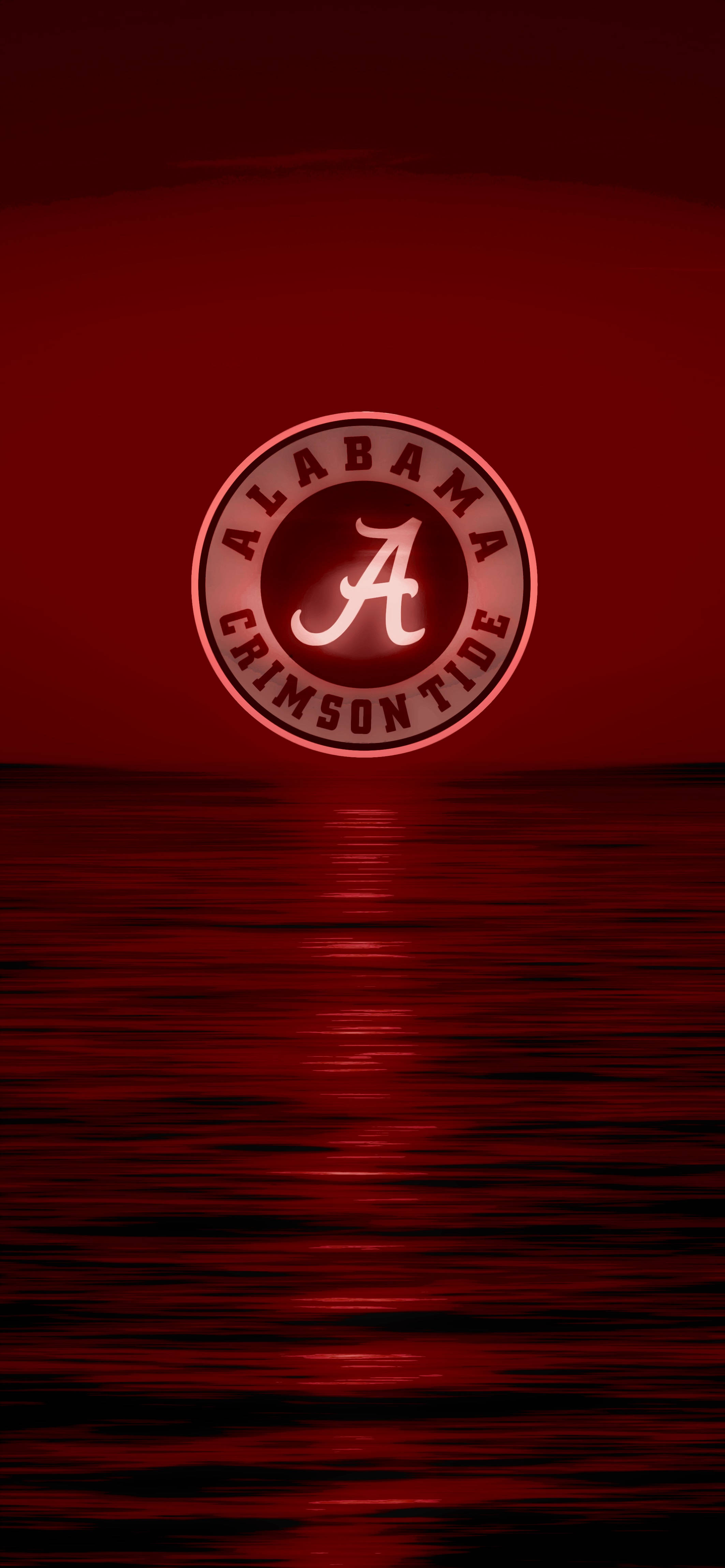 Alabama Crimson Tide Tumma Auringonlasku Taustakuvat