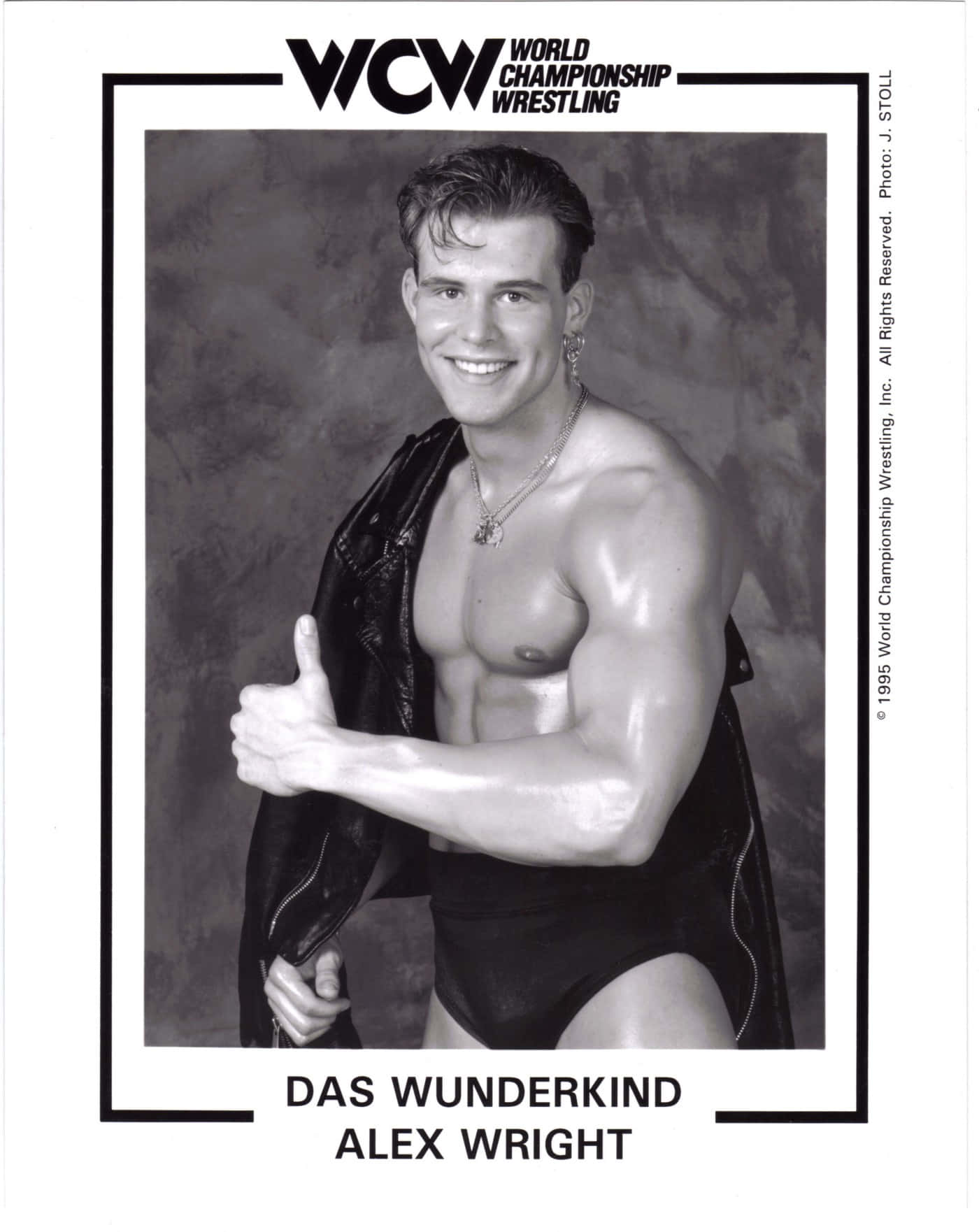 Alex Wright, tunnettu WCW-painitähti Taustakuvat