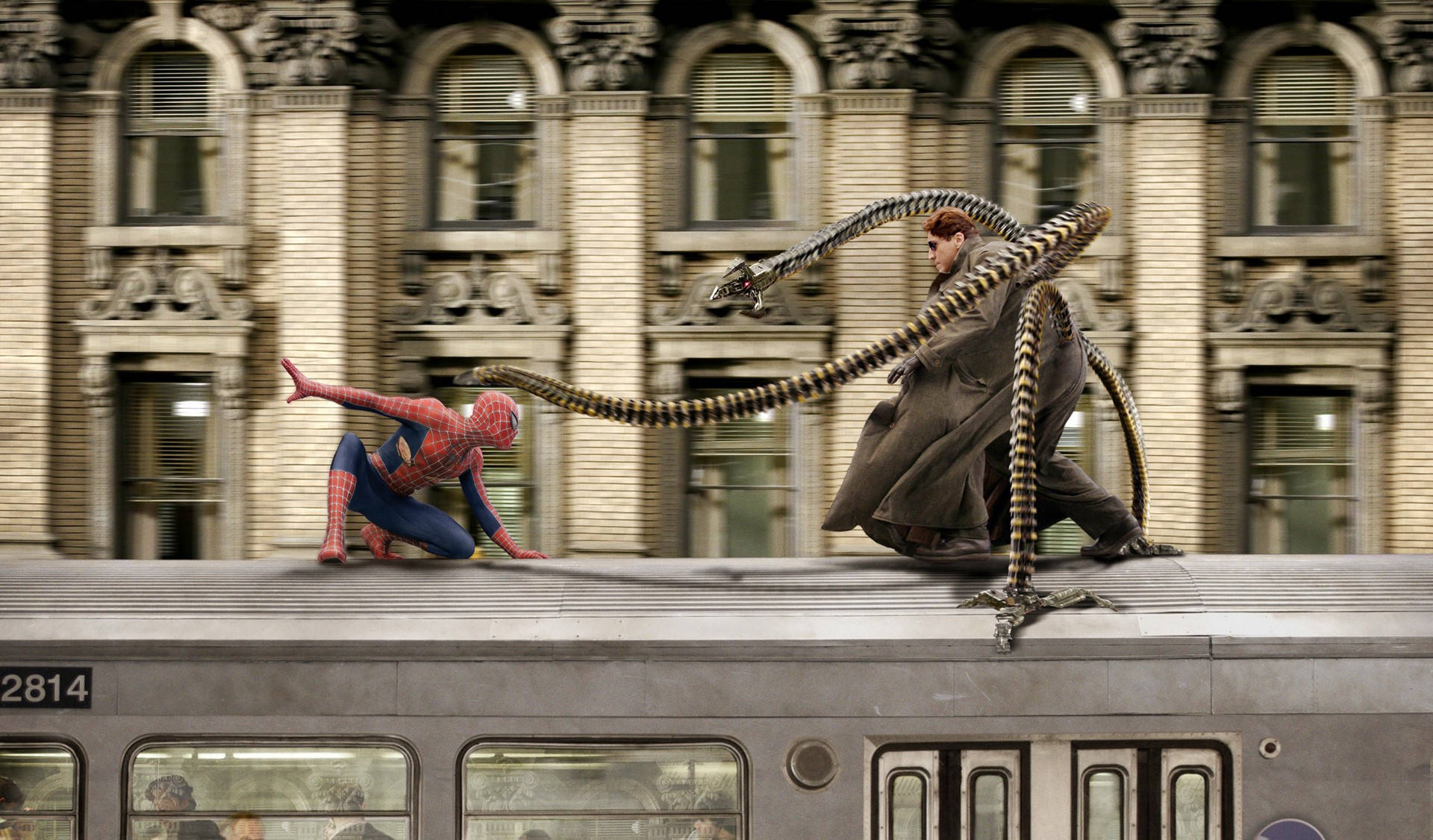 Alfred Molina Tohtori Mustekala ja Spider-Man Taustakuvat