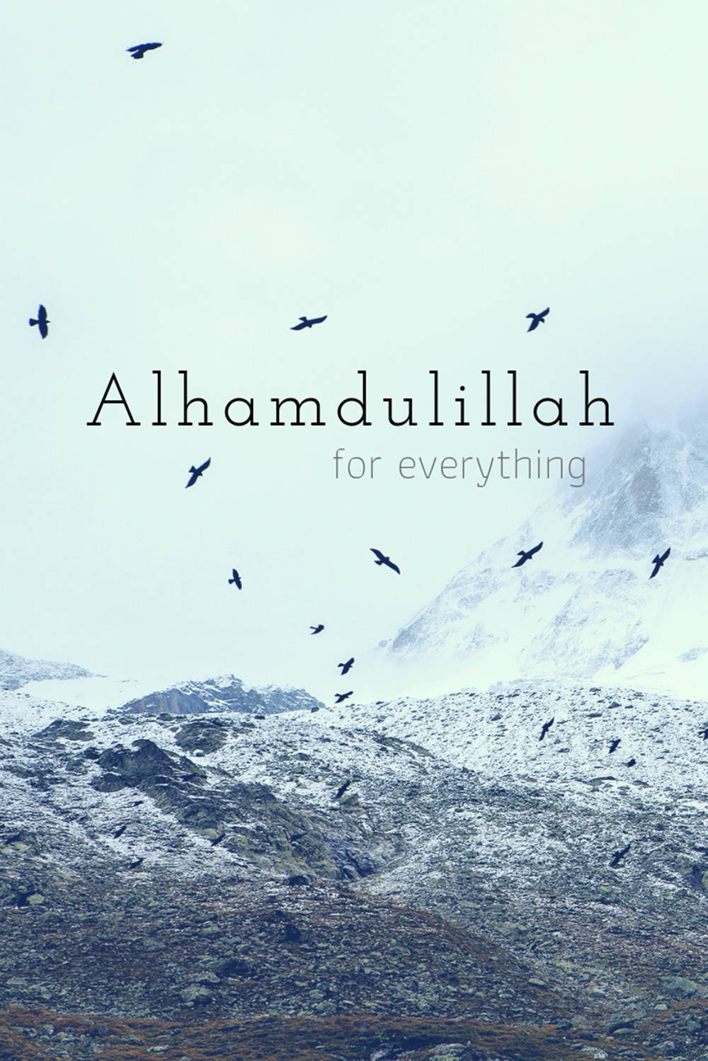Alhamdulillah linnut ja vuoret Taustakuvat