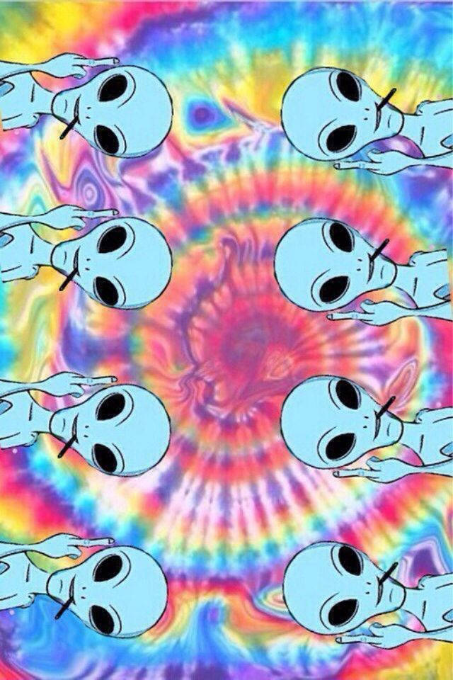 Alien Kaleidoskooppi Trippy Estetiikka Taustakuvat