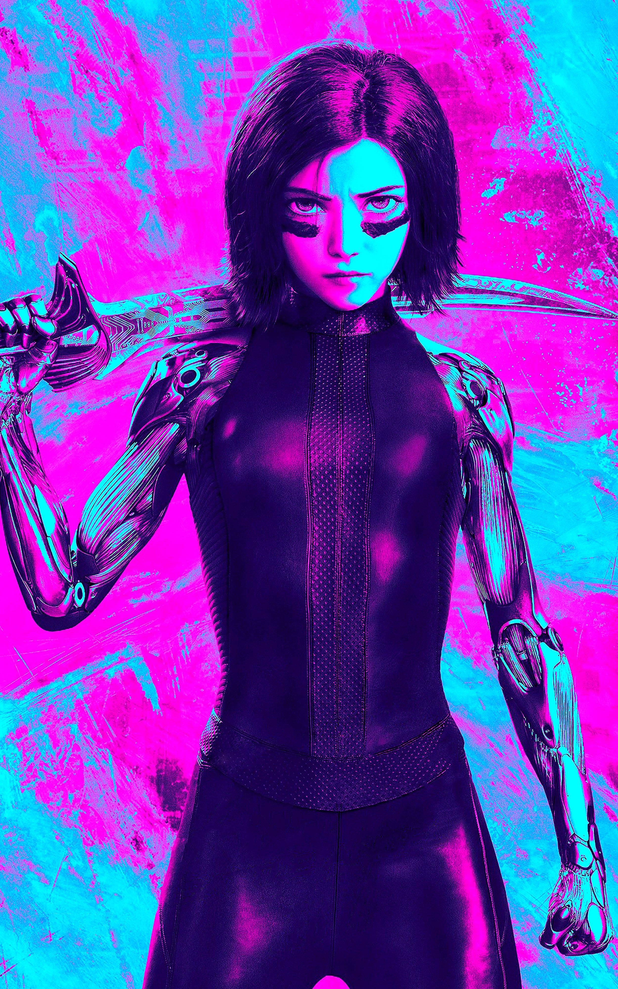 Alita pop-taide Taustakuvat